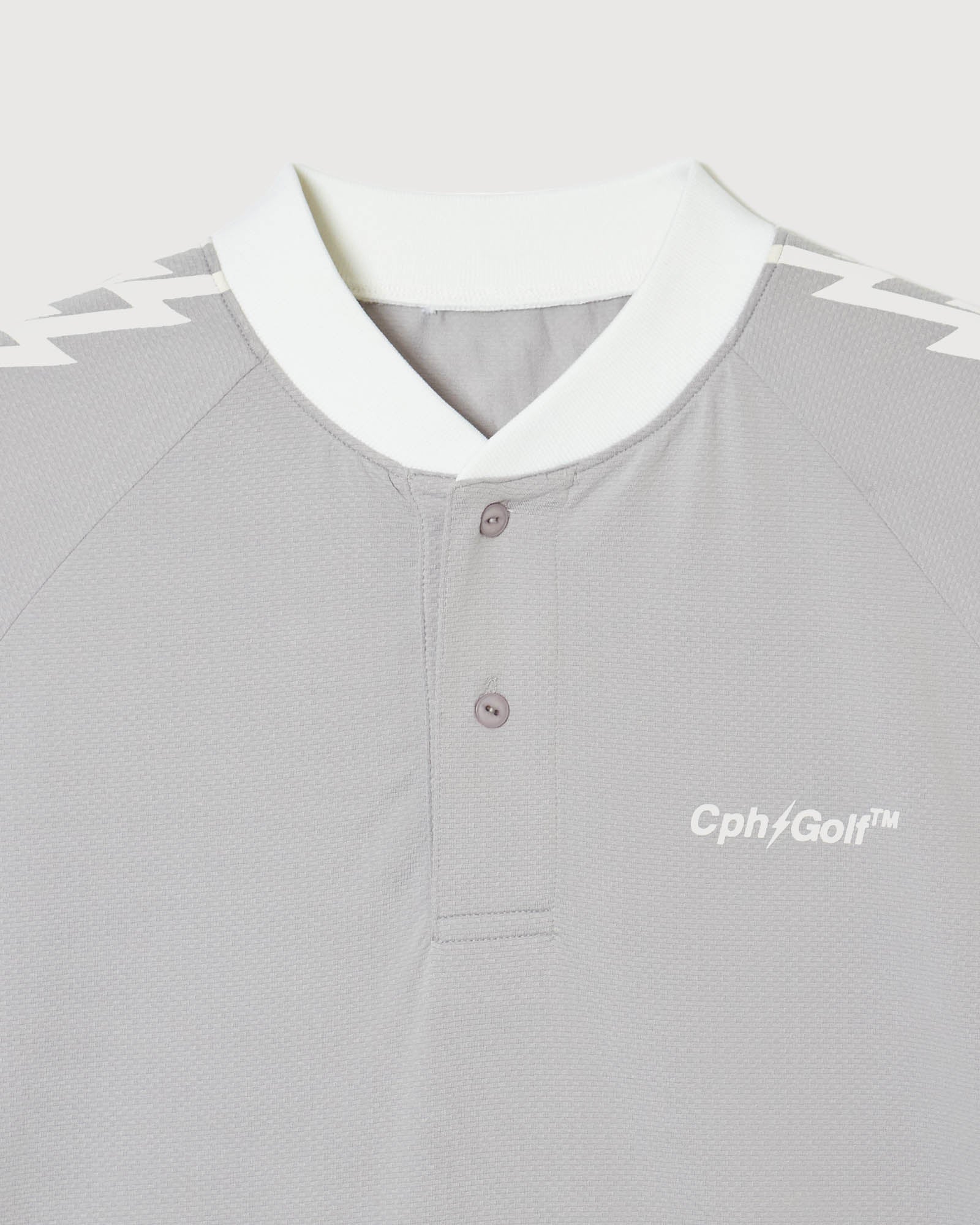 THUNDER STRIPES HENRY POLO - GRAY - – Cph/Golf™︎