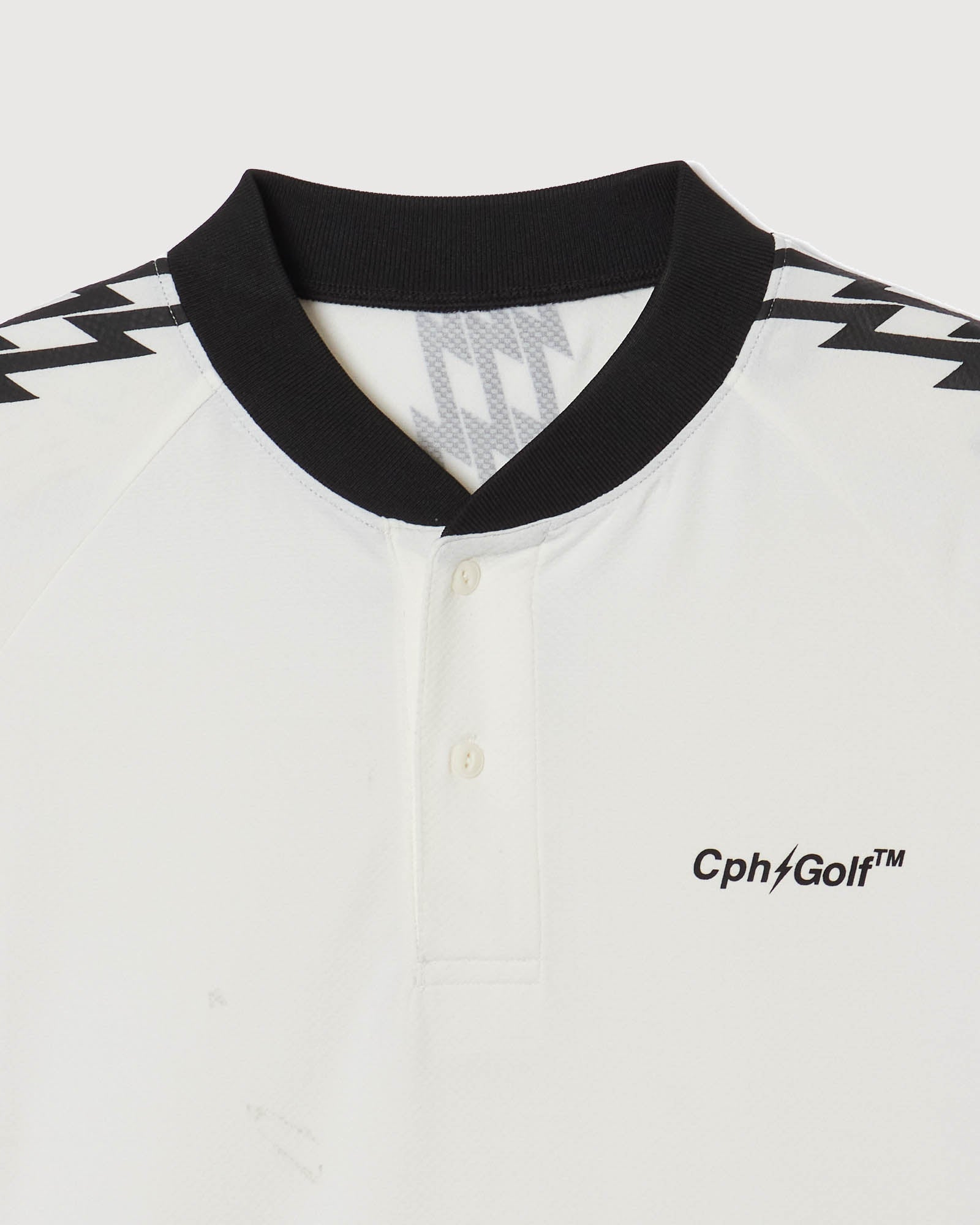 THUNDER STRIPES HENRY POLO - WHITE - – Cph/Golf™︎