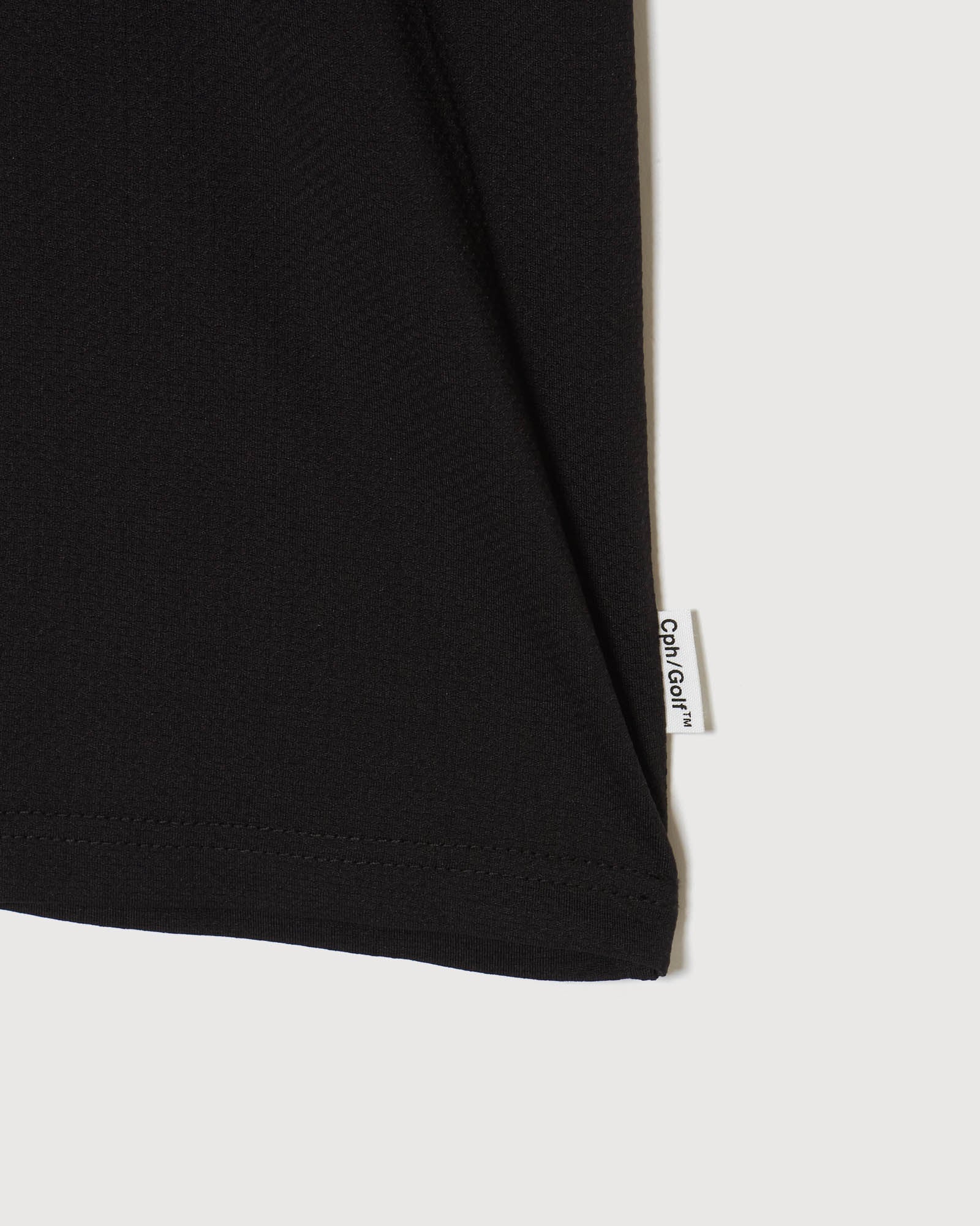 THUNDER STRIPES HENRY POLO - BLACK - – Cph/Golf™︎