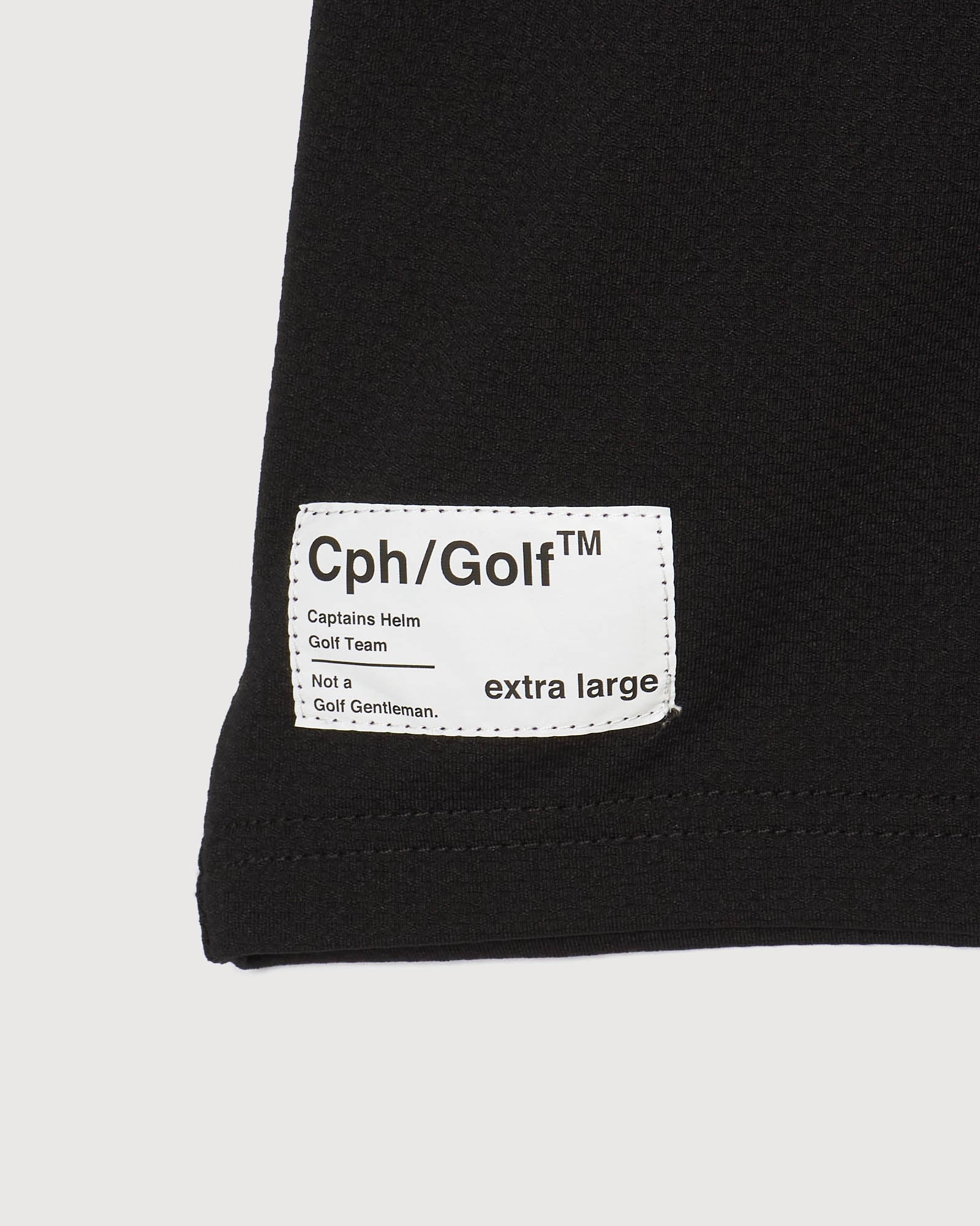 THUNDER STRIPES HENRY POLO - BLACK - – Cph/Golf™︎