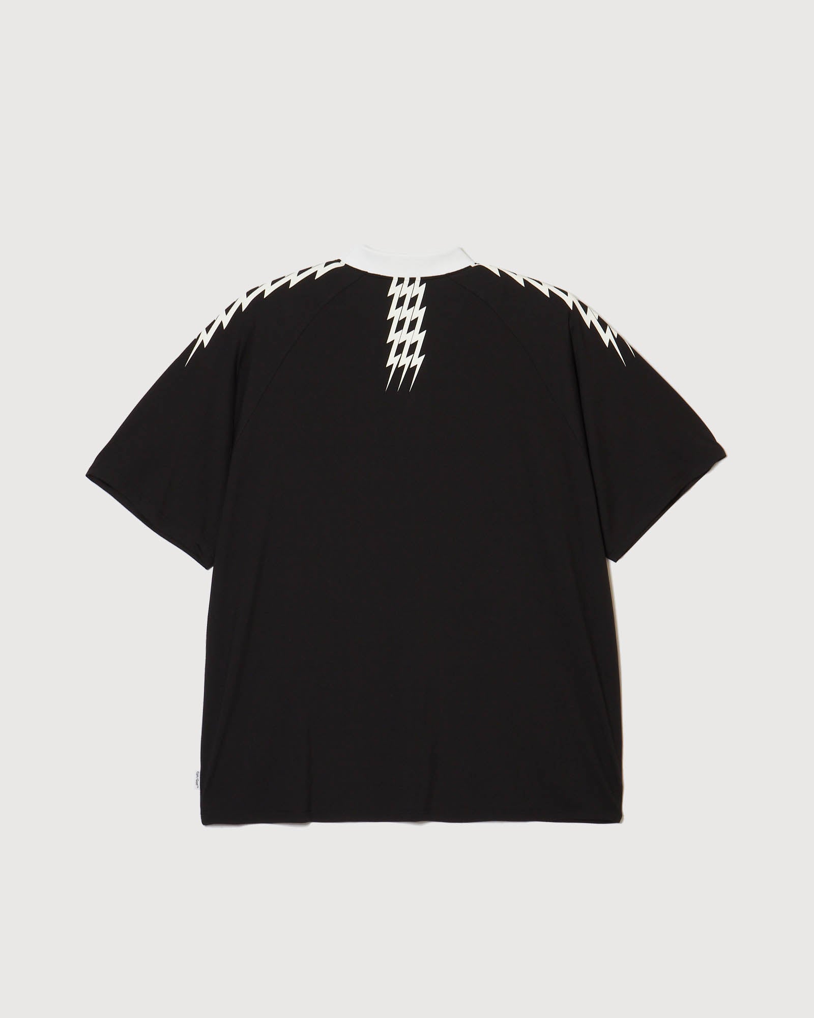 THUNDER STRIPES HENRY POLO - BLACK - – Cph/Golf™︎
