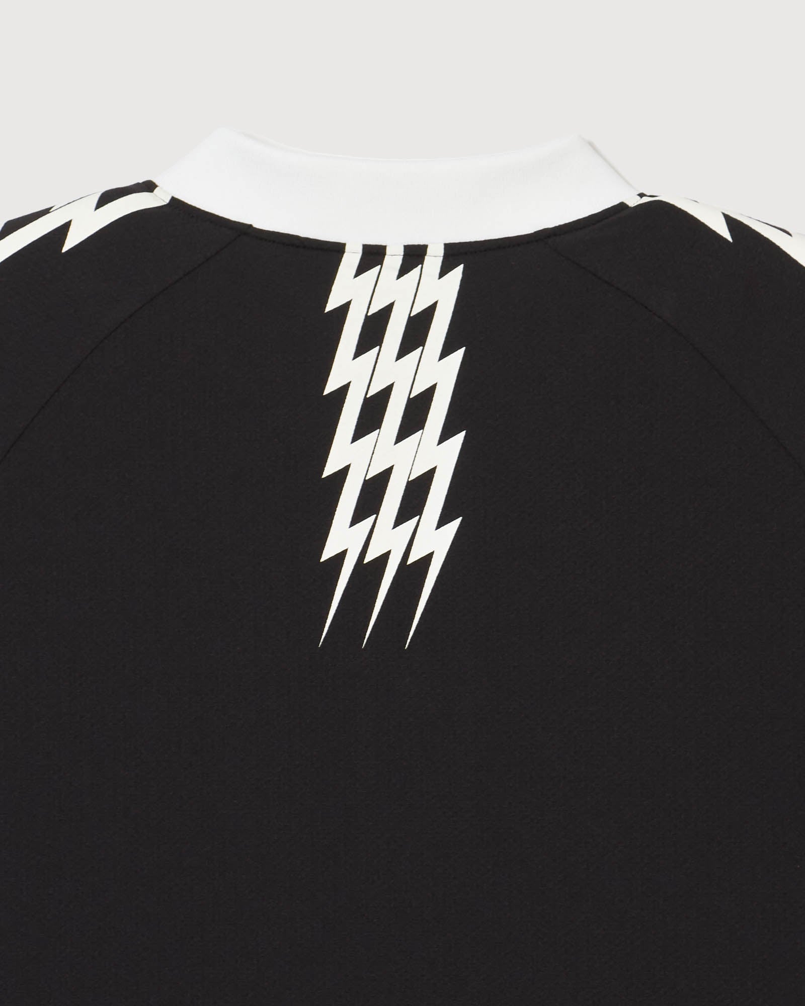 THUNDER STRIPES HENRY POLO - BLACK - – Cph/Golf™︎