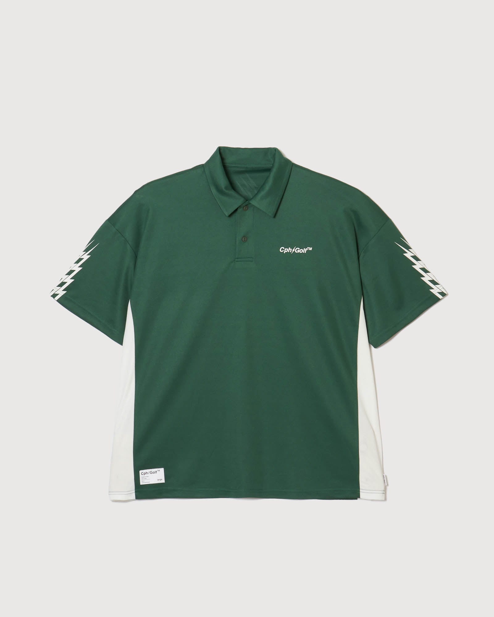 K*i様 Cph/Golf ブラックポロシャツ Mサイズ TFW49 - SIDE MESH POLO / サイドメッシュ バックプリント