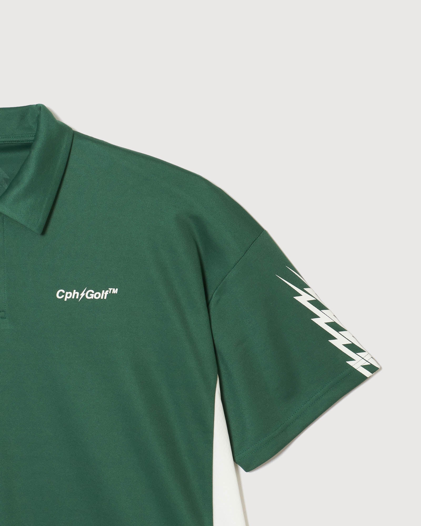 THUNDER STRIPES POLO - GREEN - – Cph/Golf™︎