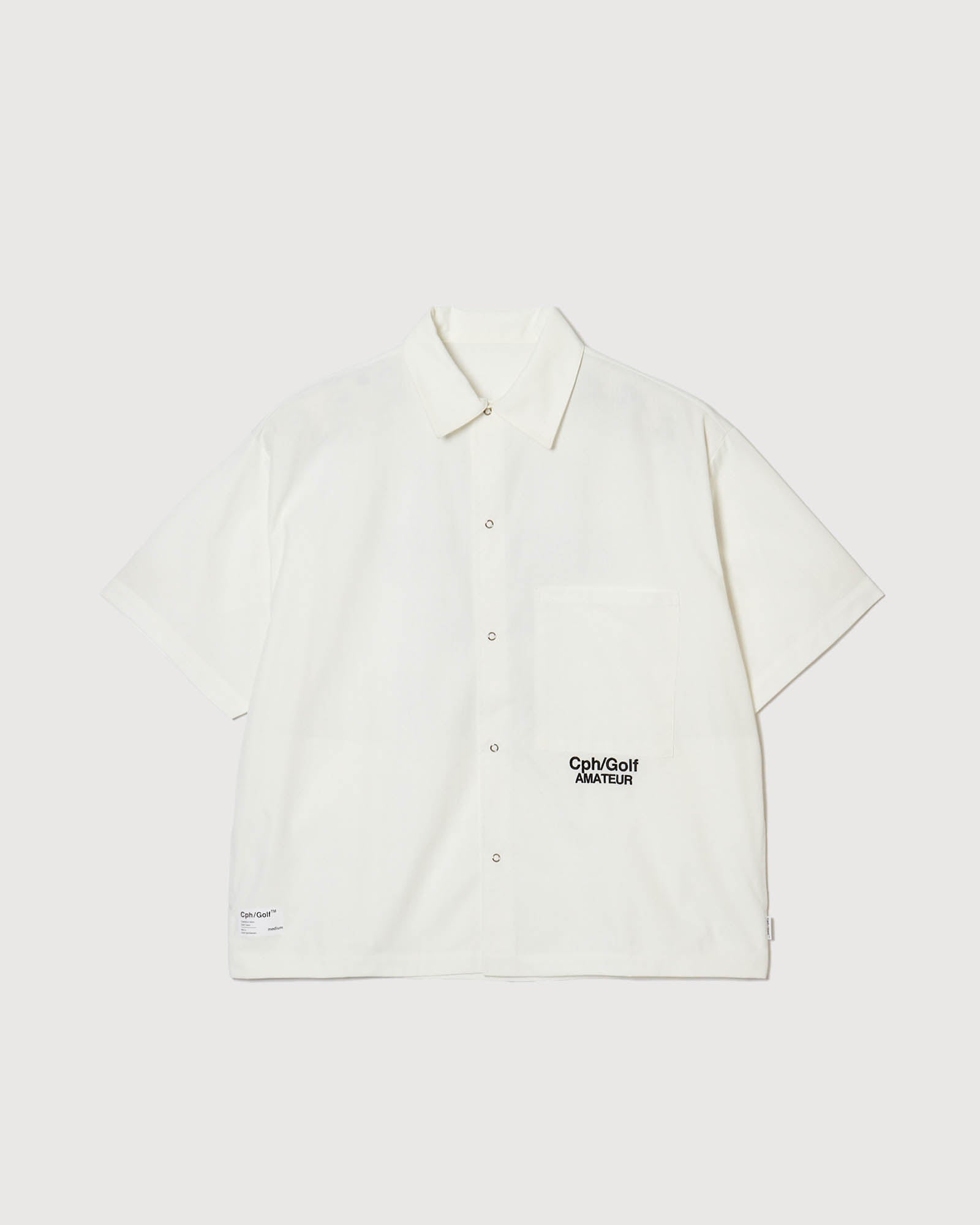 Cph/G ホワイトポロシャツ Cph/Golf 半袖シャツ large 白