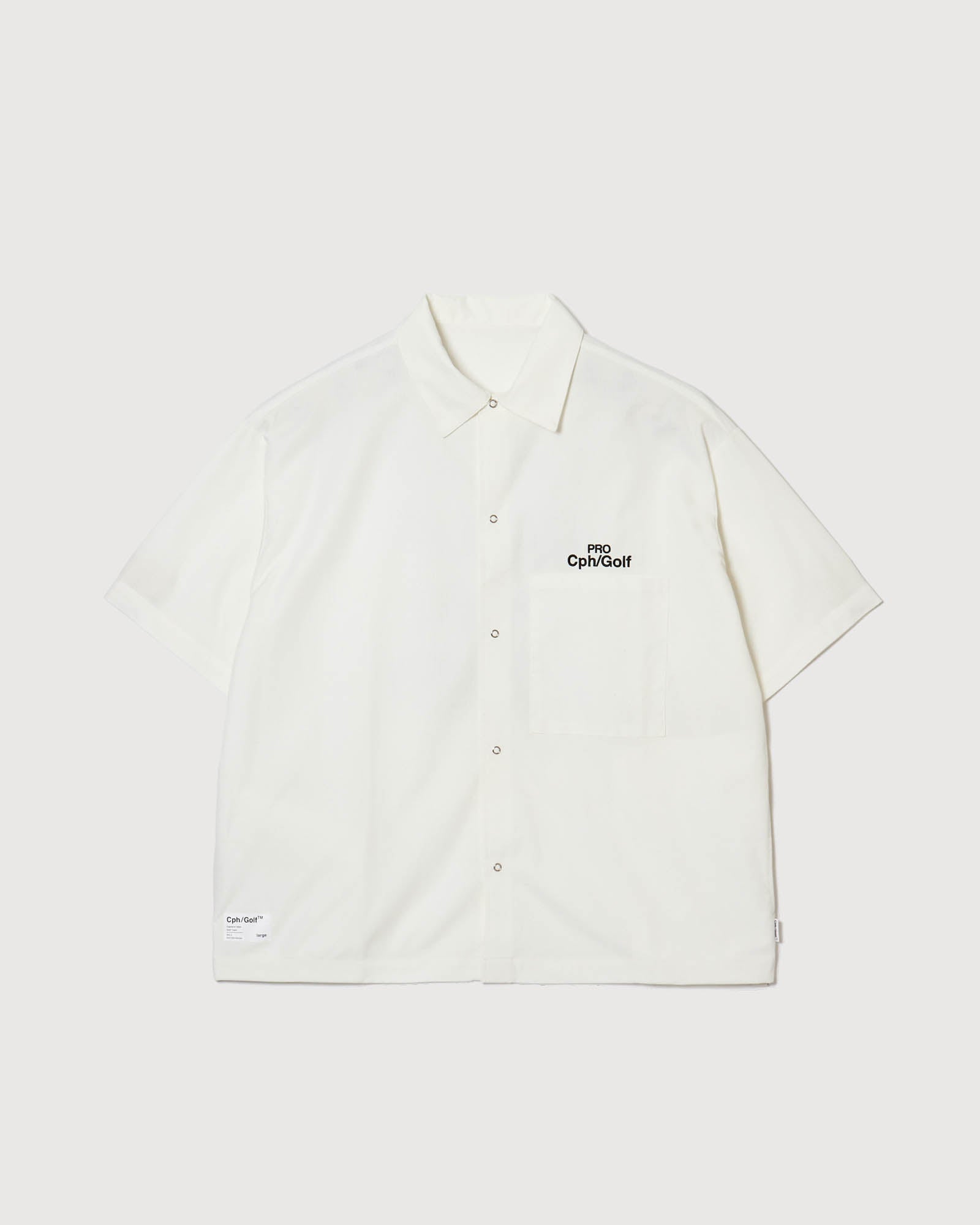 Cph/Golf™️ PRO SHIRT - WHITE - – Cph/Golf™︎