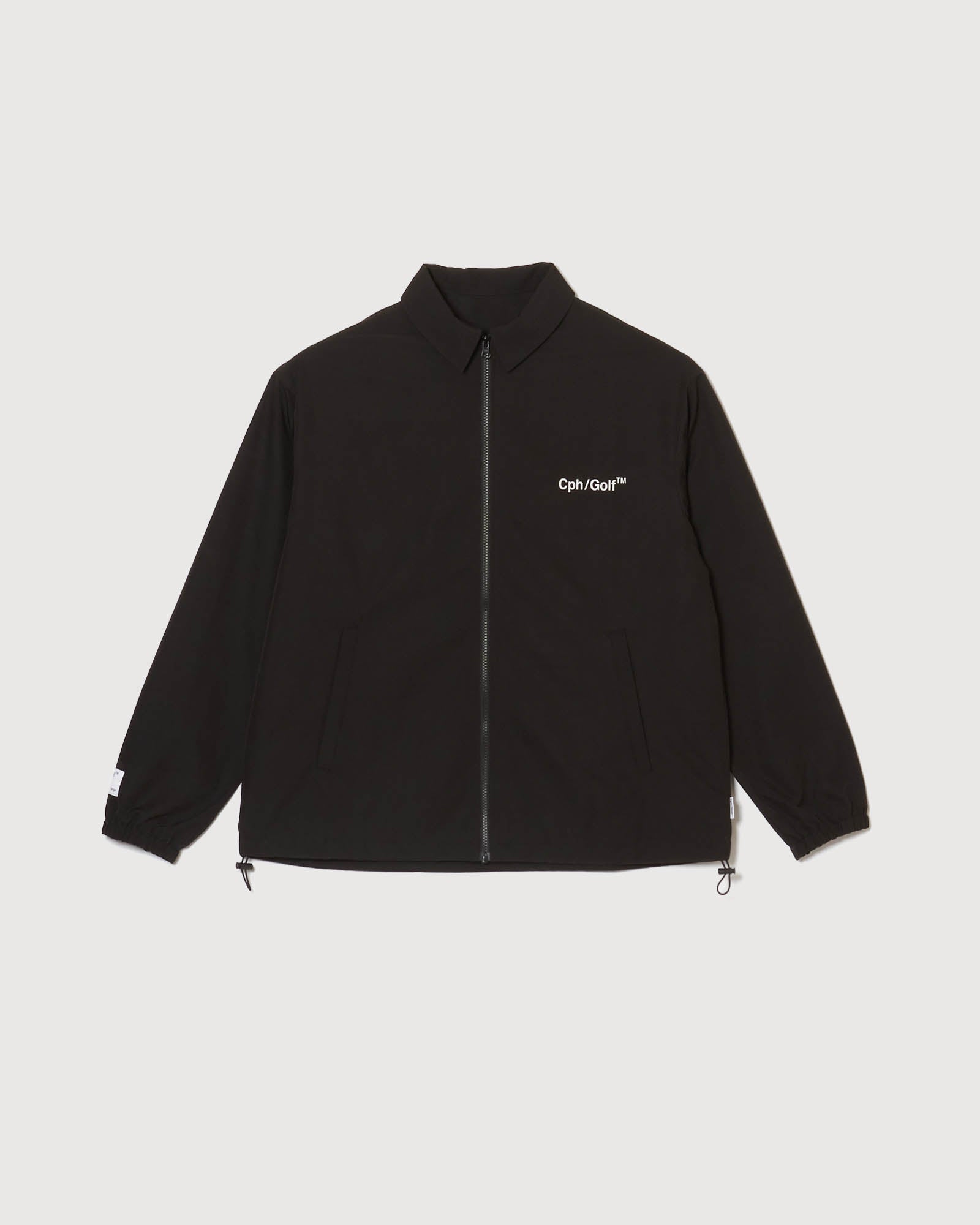 WOMENS】#Cph/Golf™️ZIPPER COACH JKT - BLACK - – Captains Helm Golf