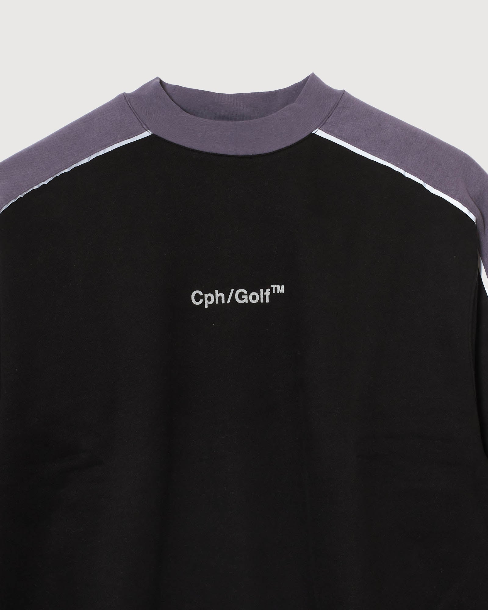 REFLECTIVE LOGO CREW SWEAT - BLACK - – Cph/Golf™︎
