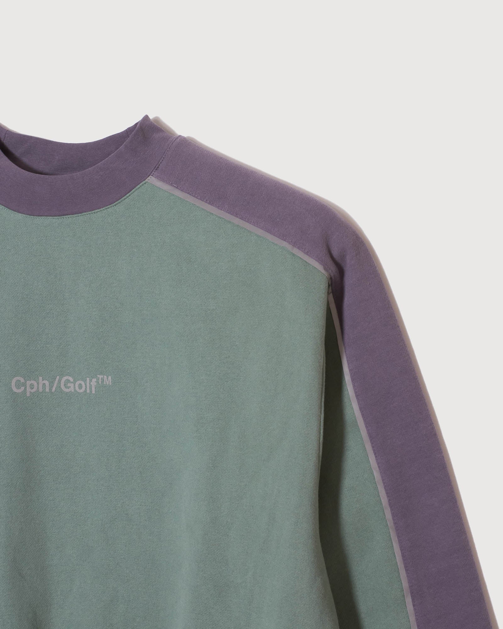 REFLECTIVE LOGO CREW SWEAT - GREEN - – Cph/Golf™︎