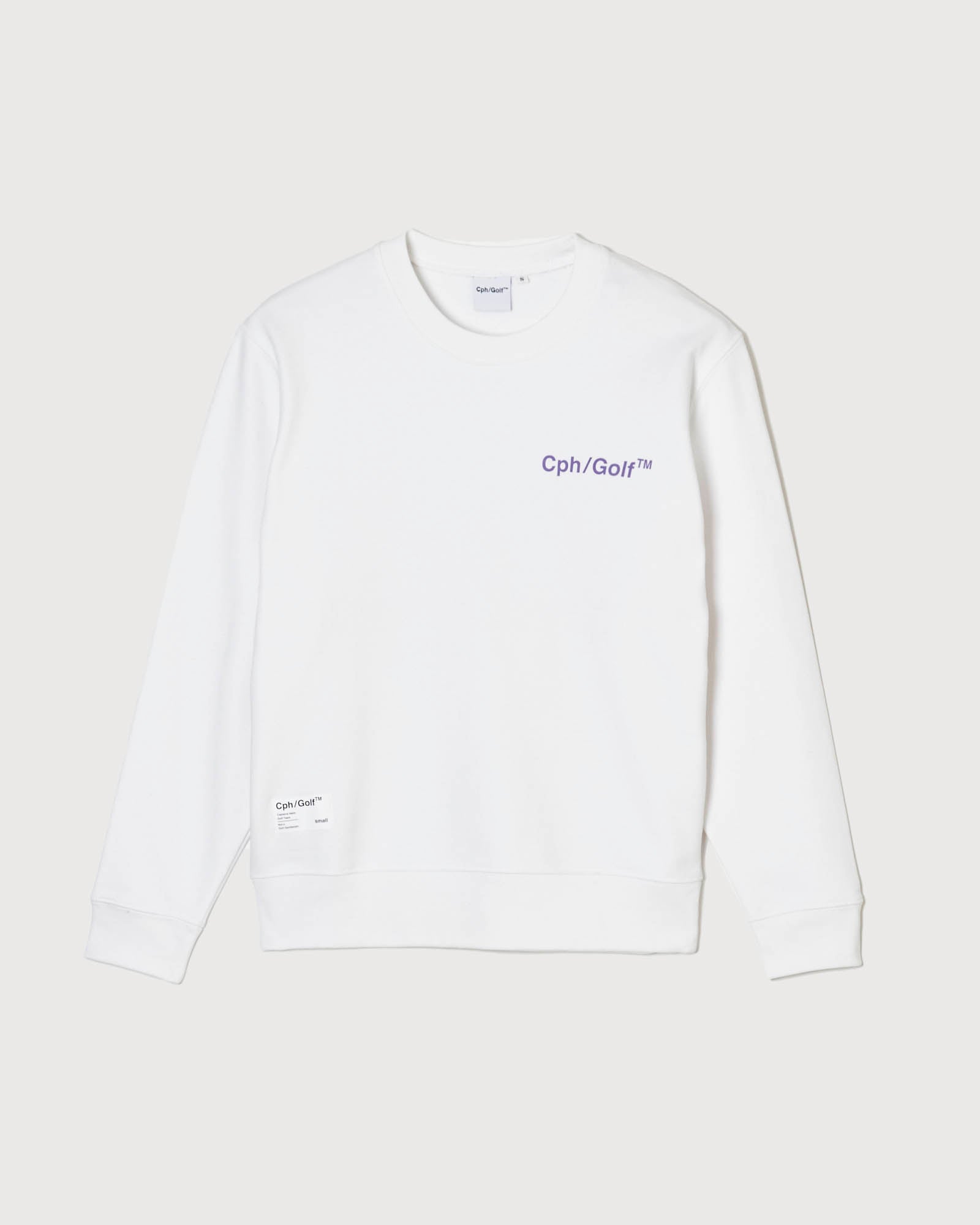 WOMENS】#OVERLAP LOGO CREW SWEAT - WHITE - – Cph/golf™︎