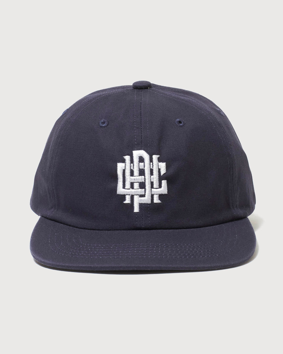 #OVERLAP LOGO FLAT VISOR CAP - NAVY - – Cph/Golf™︎