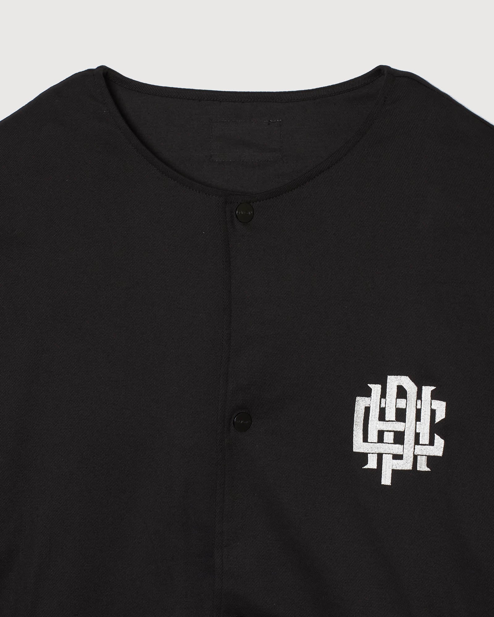 OVERLAP LOGO NO COLLAR JACKET - BLACK - – Cph/Golf™︎
