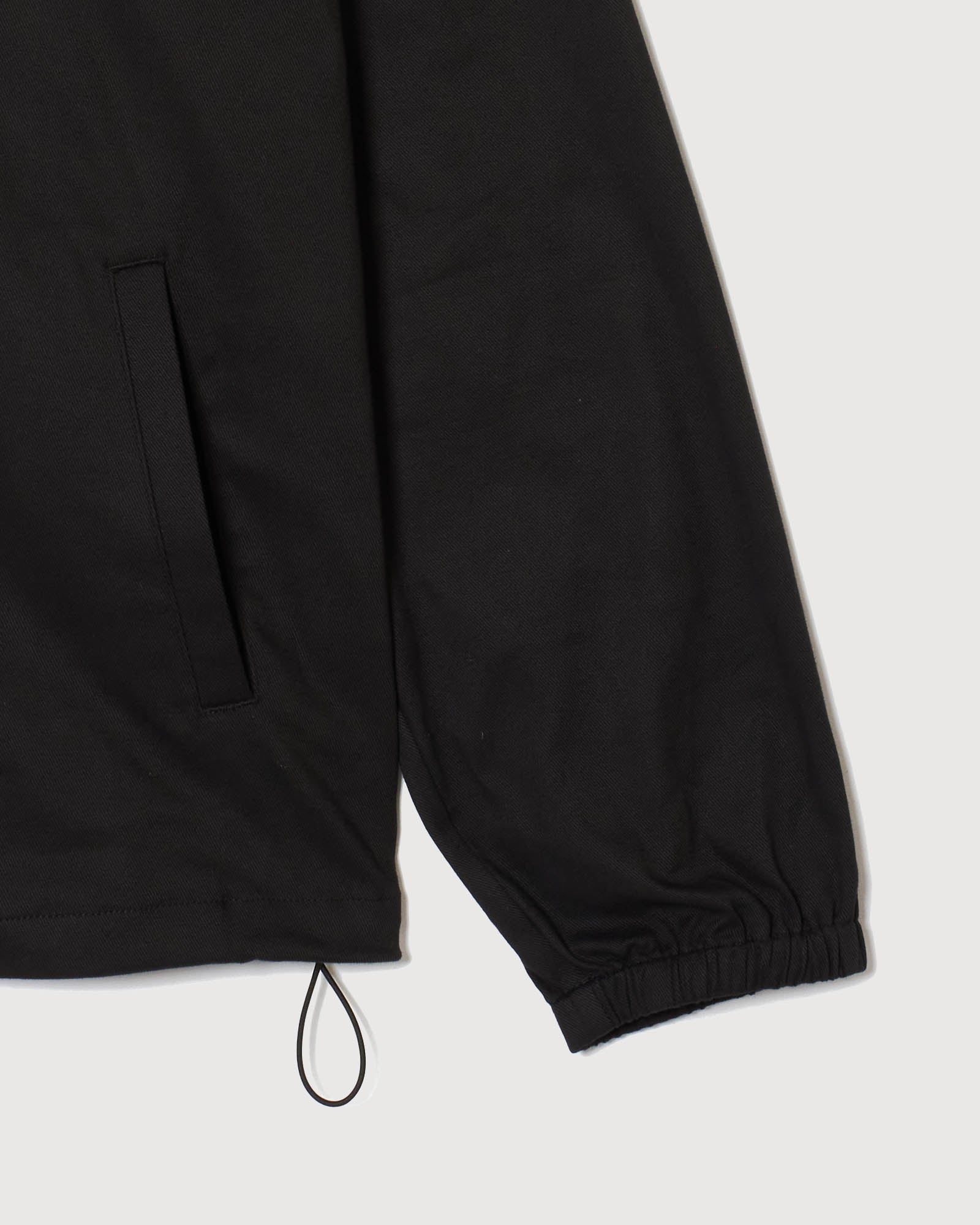 OVERLAP LOGO NO COLLAR JACKET - BLACK - – Cph/Golf™︎