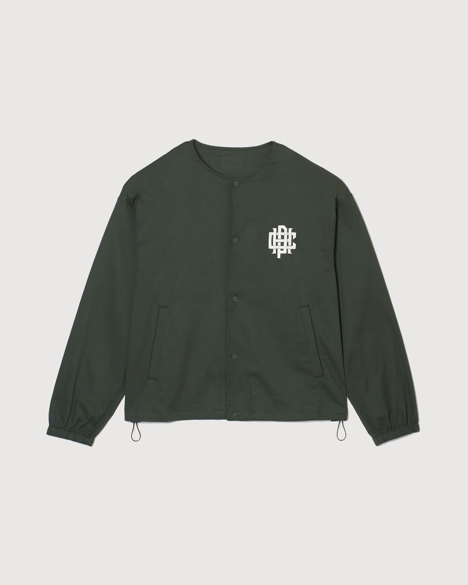 OVERLAP LOGO NO COLLAR JACKET - GREEN - – Cph/Golf™︎