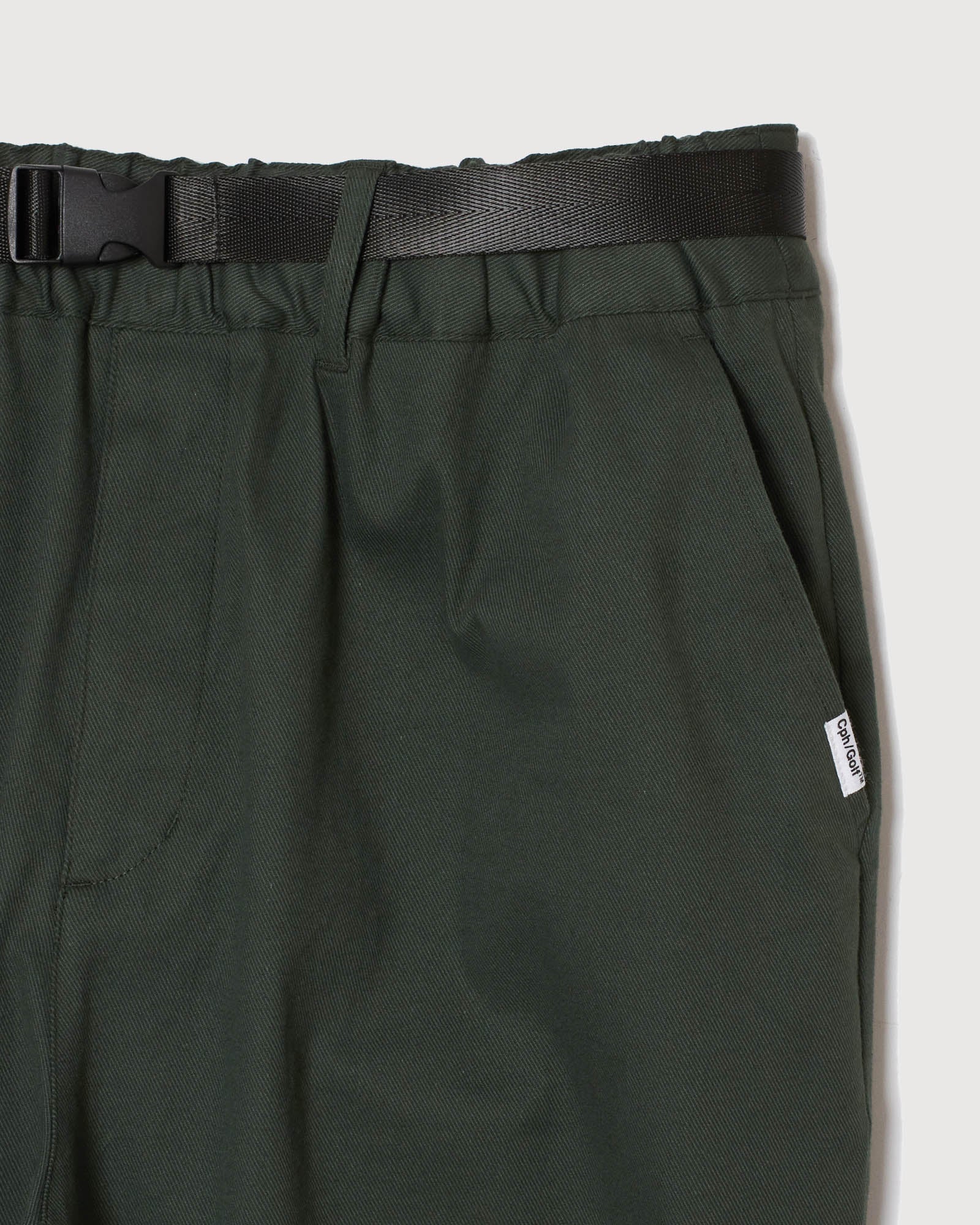 ADJUSTABLE CROPPED CHINO PANTS - GREEN - – Cph/Golf™︎