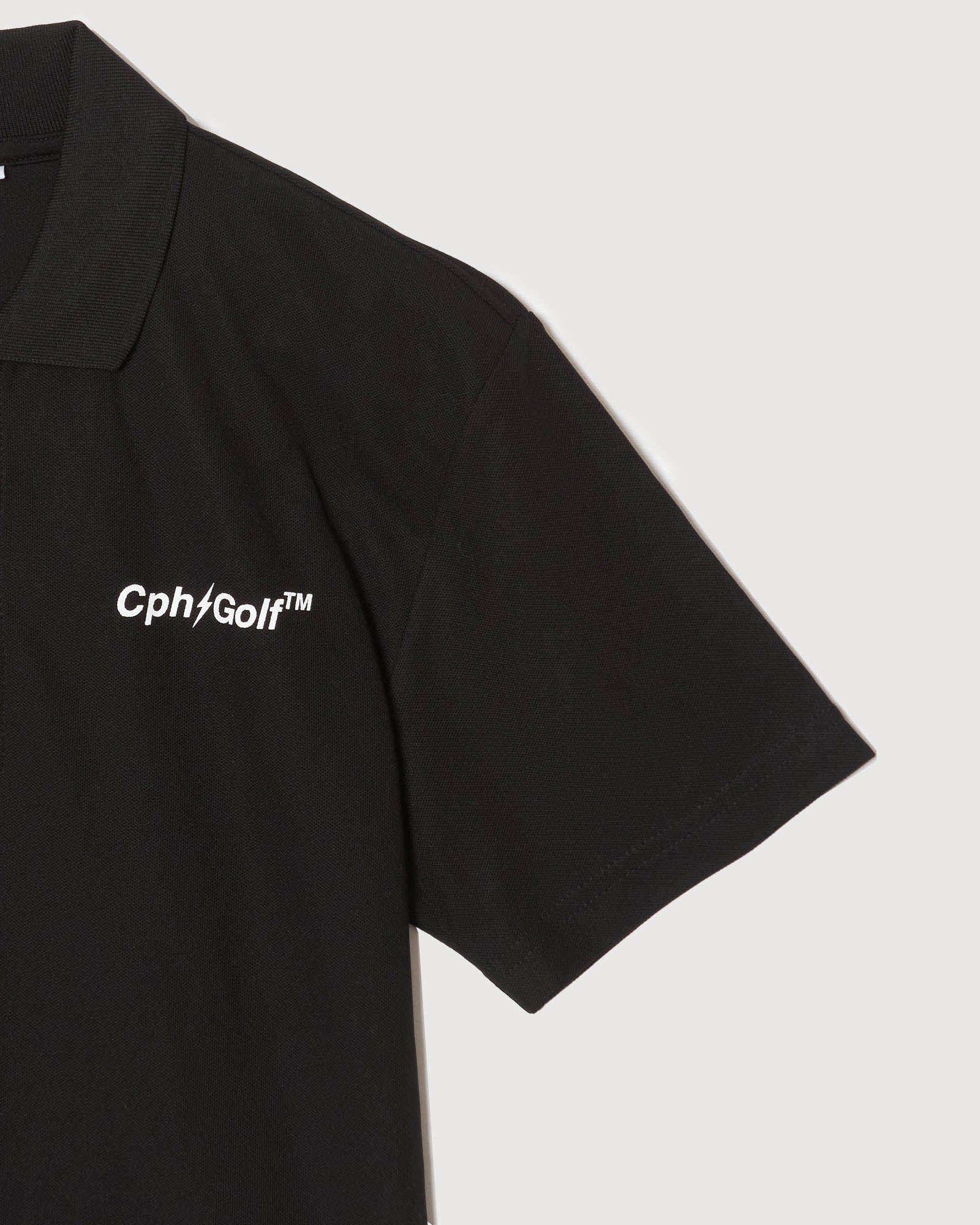 WOMENS】#THUNDER STRIPES POLO - BLACK - – Cph/Golf™︎