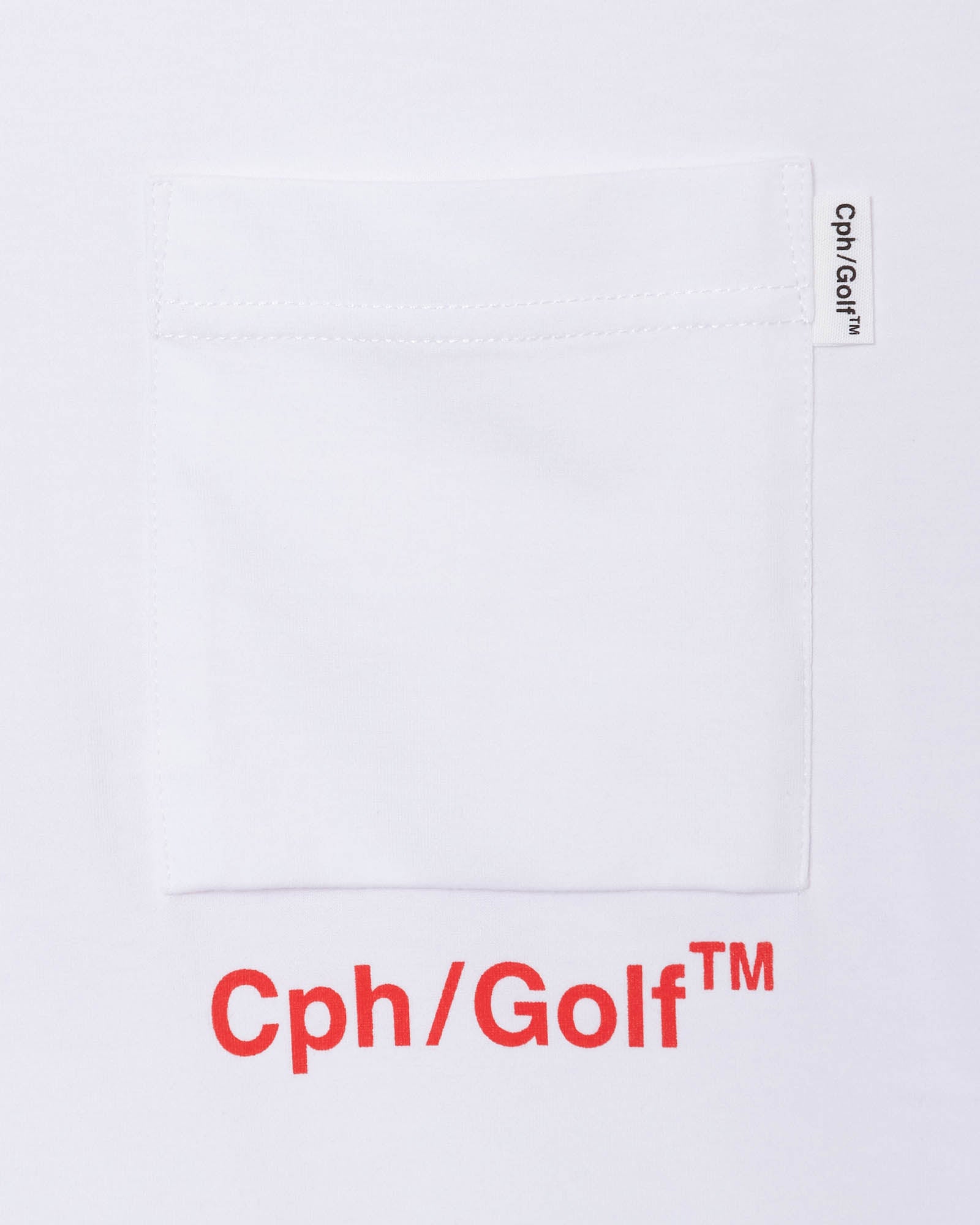 SHELTECH® × Cph/Golf™ #BUNKER MOCK NECK S/S TEE - WHITE - – Cph