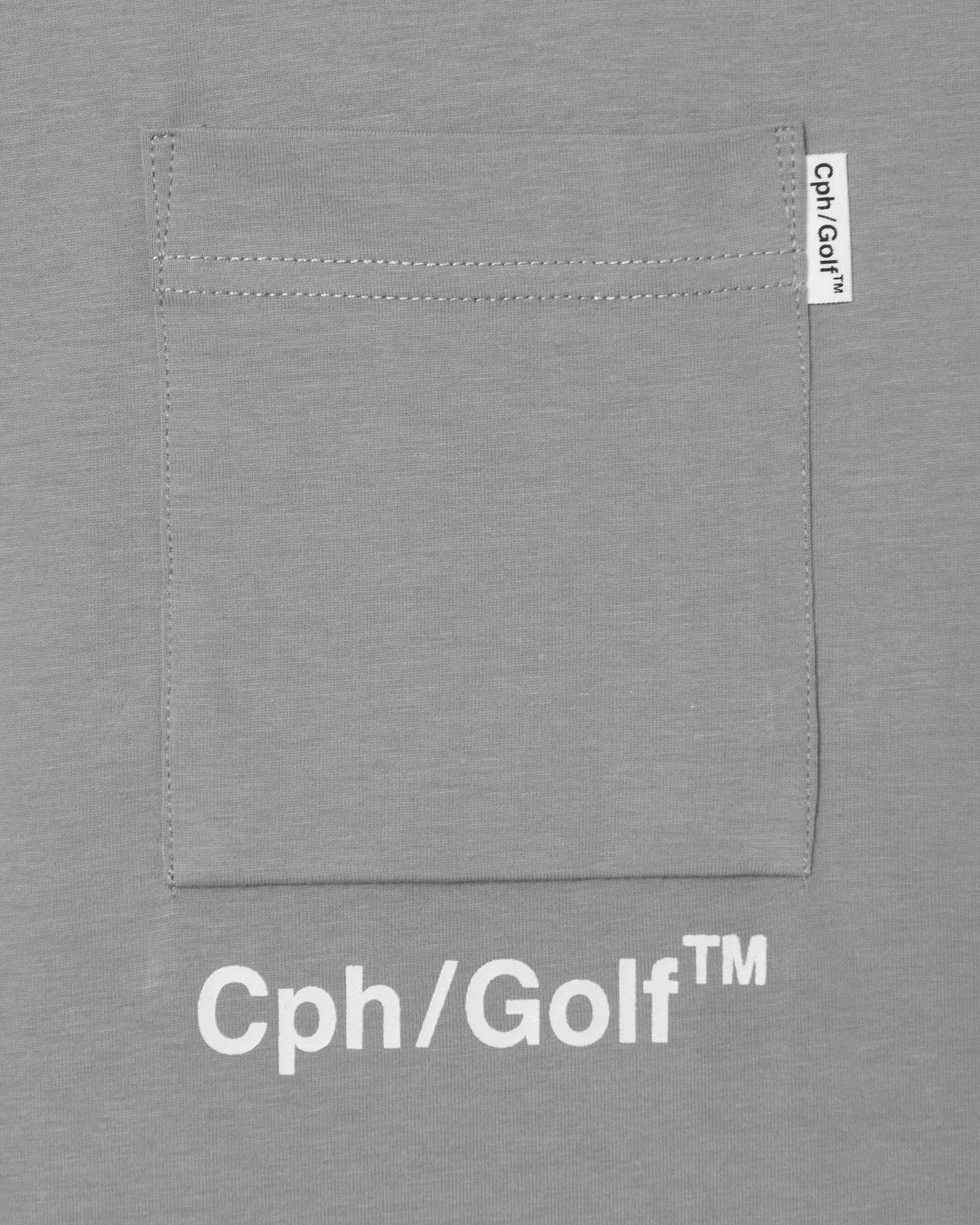 SHELTECH® × Cph/Golf™ #BUNKER MOCK NECK S/S TEE - GRAY