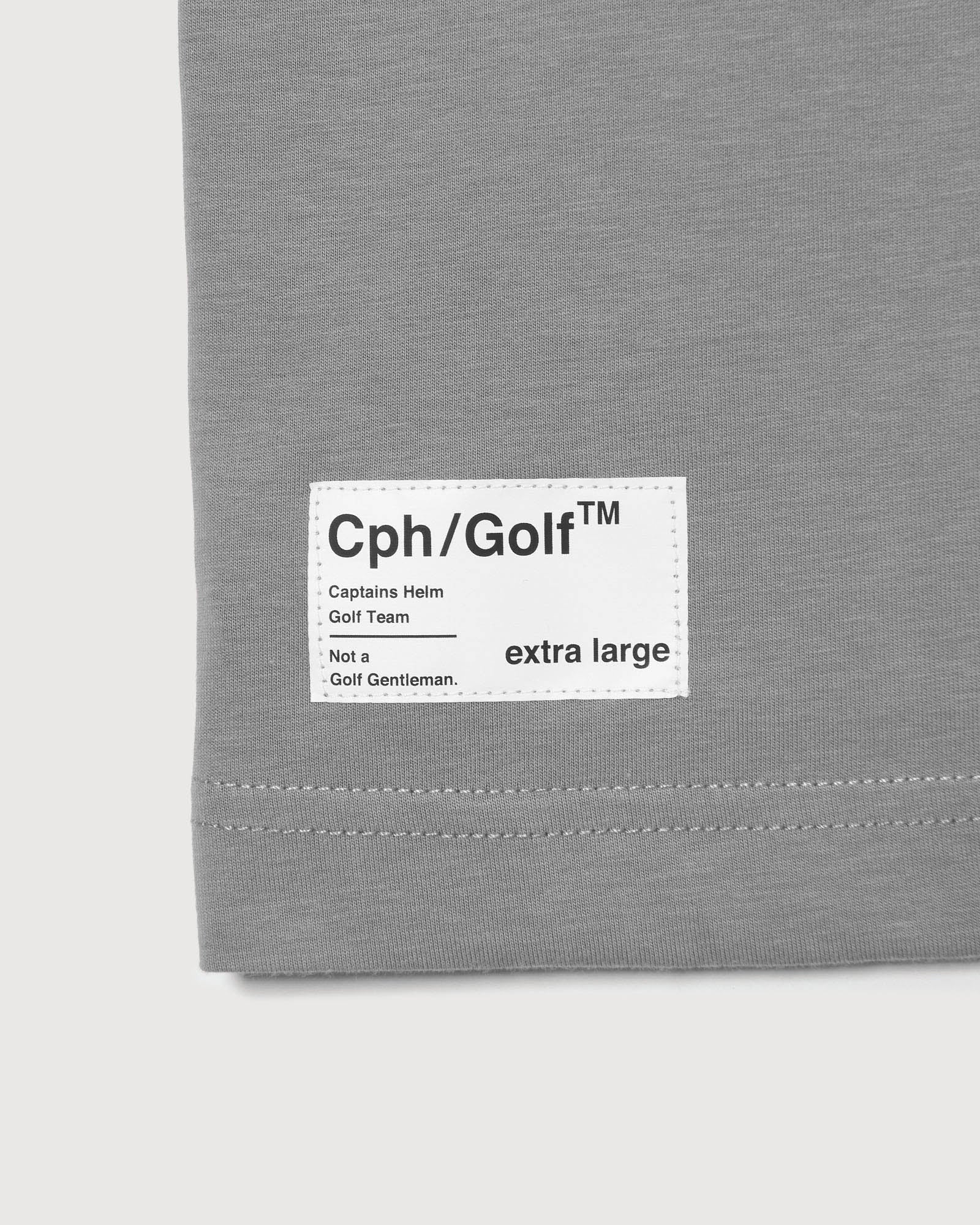 SHELTECH® × Cph/Golf™ #BUNKER MOCK NECK S/S TEE - GRAY - – Cph/Golf™︎