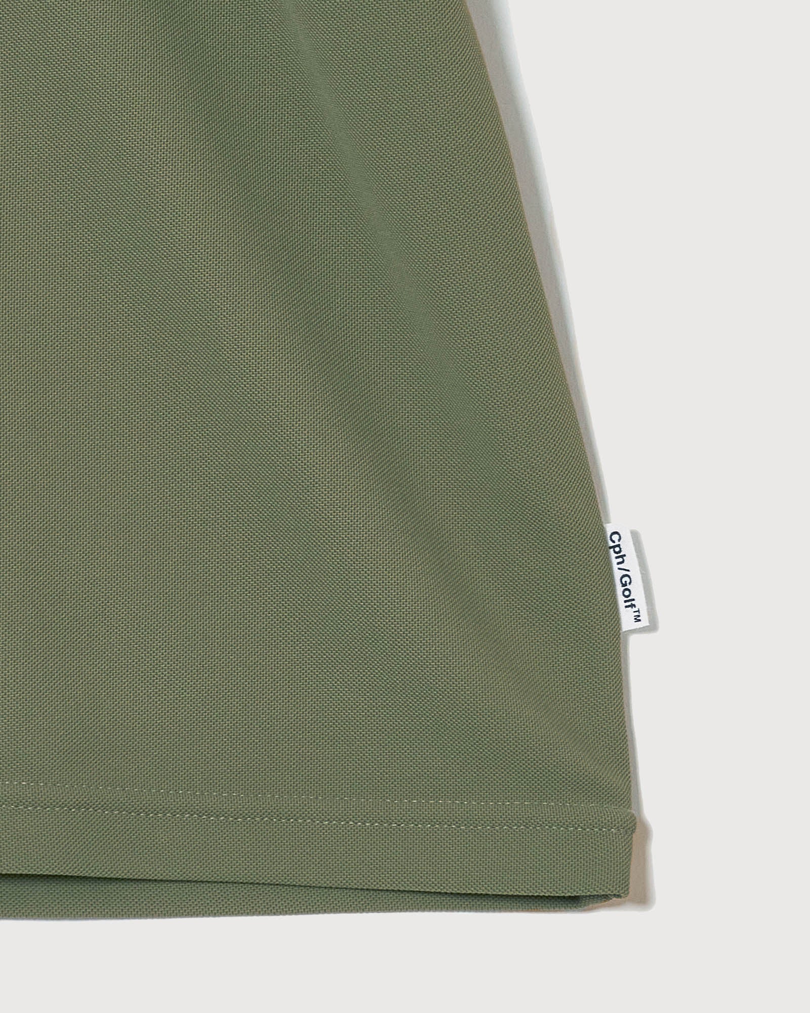 AS2OV×Cph/Golf™ #OVERSIZED S/S POLO - KHAKI - – Cph/Golf™︎