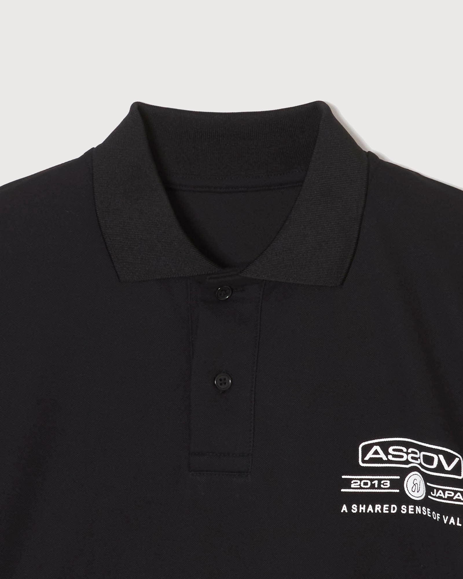 WOMENS】AS2OV×Cph/Golf™ #OVERSIZED S/S POLO - BLACK - – Cph/Golf™︎