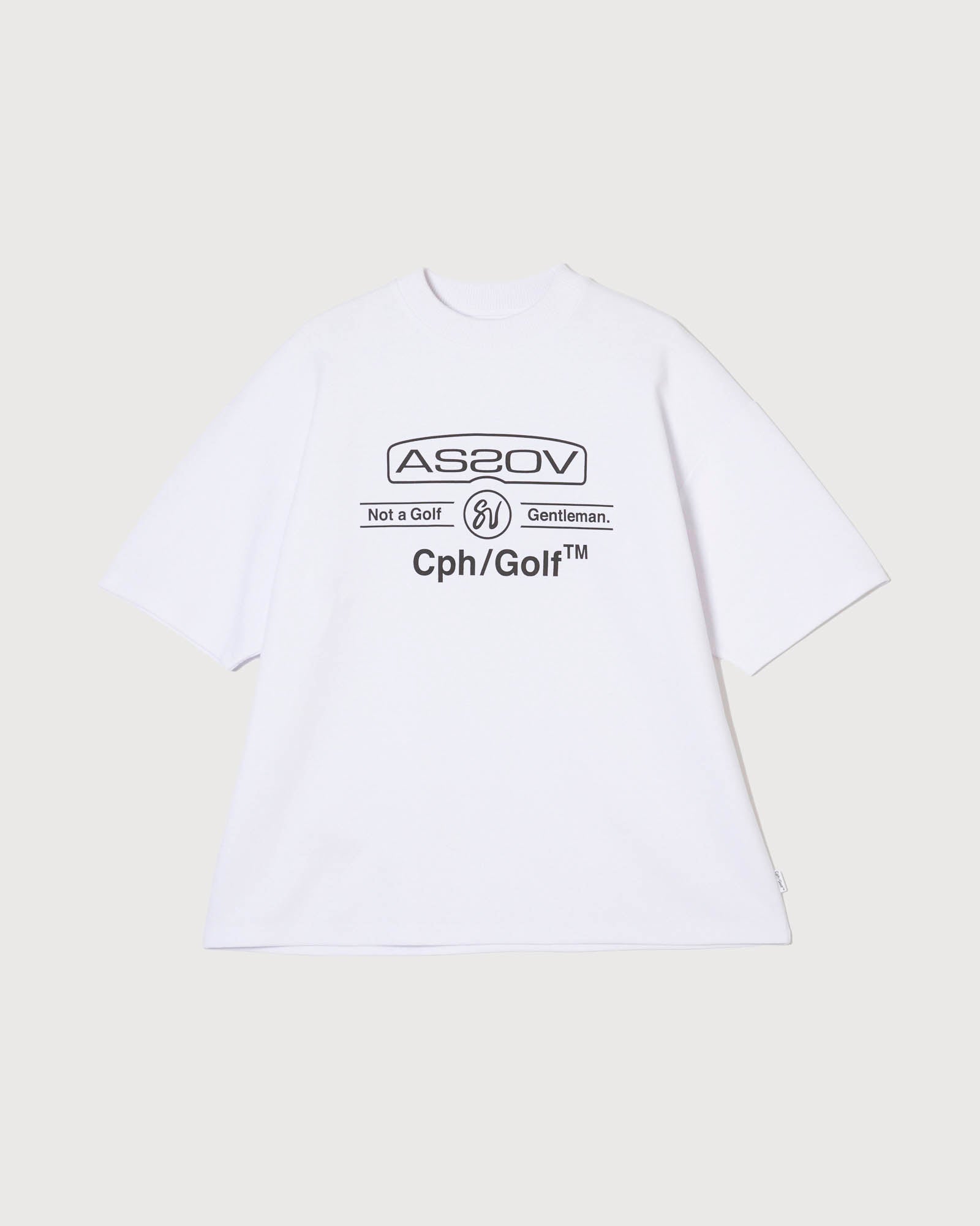 AS2OV×Cph/Golf™ オーバーサイズTシャツ ホワイト AS2OV×Cph/Golf™ オーバーサイズTシャツ ホワイト AS2OV GOLF –