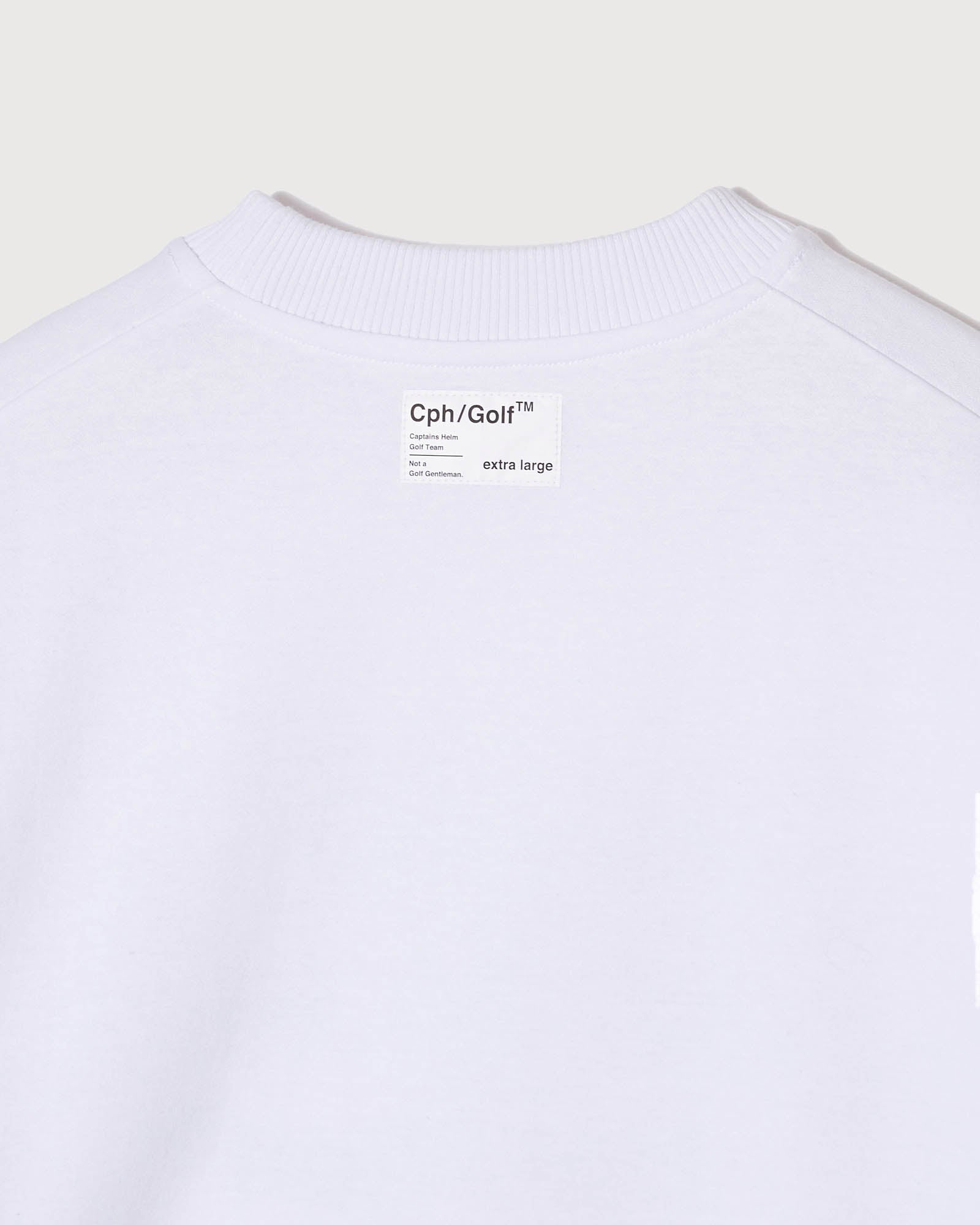 WOMENS】AS2OV×Cph/Golf™ #OVERSIZED MOCK NECK TEE - WHITE - – Cph