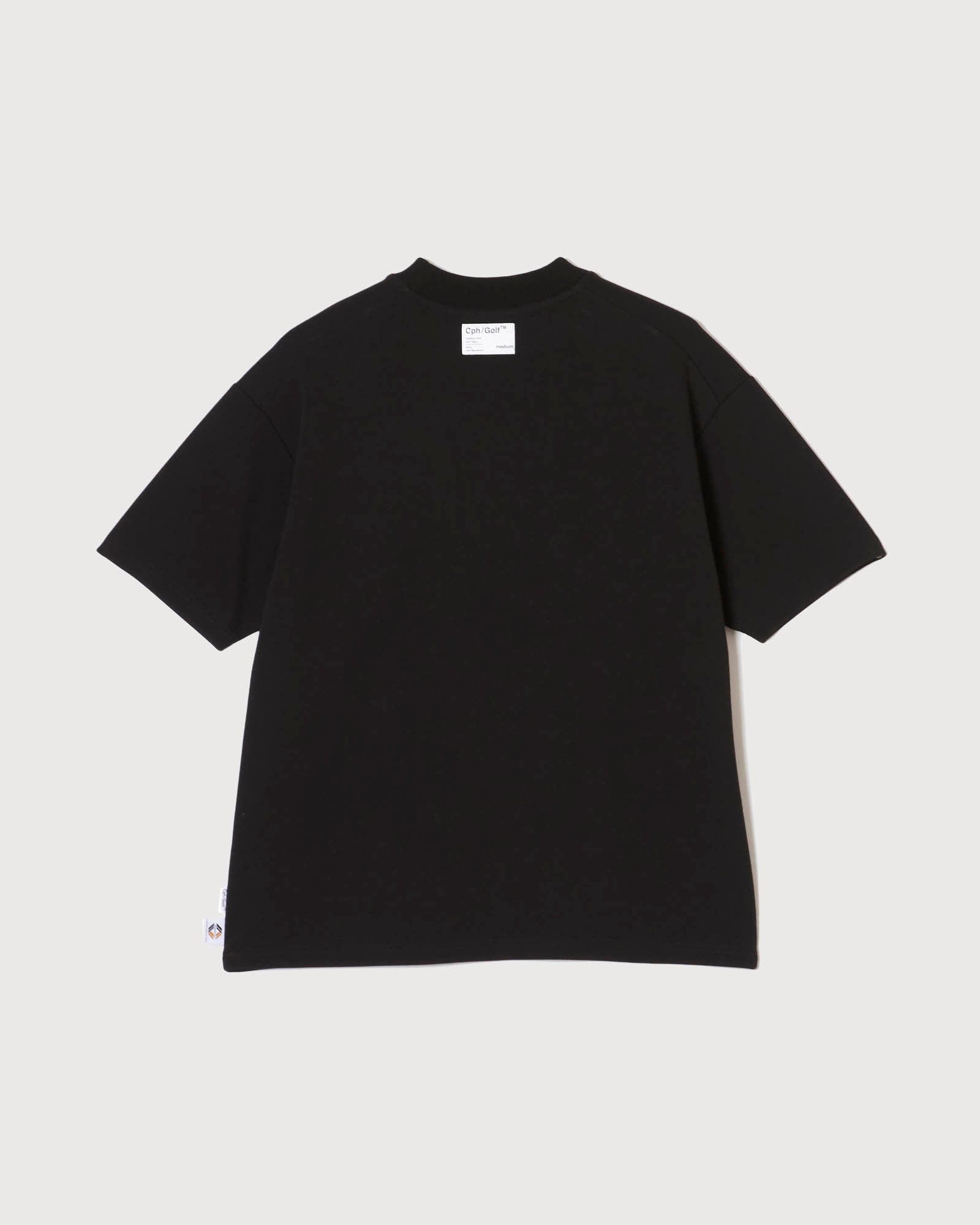 WOMENS】AS2OV×Cph/Golf™ #OVERSIZED MOCK NECK TEE - BLACK - – Cph