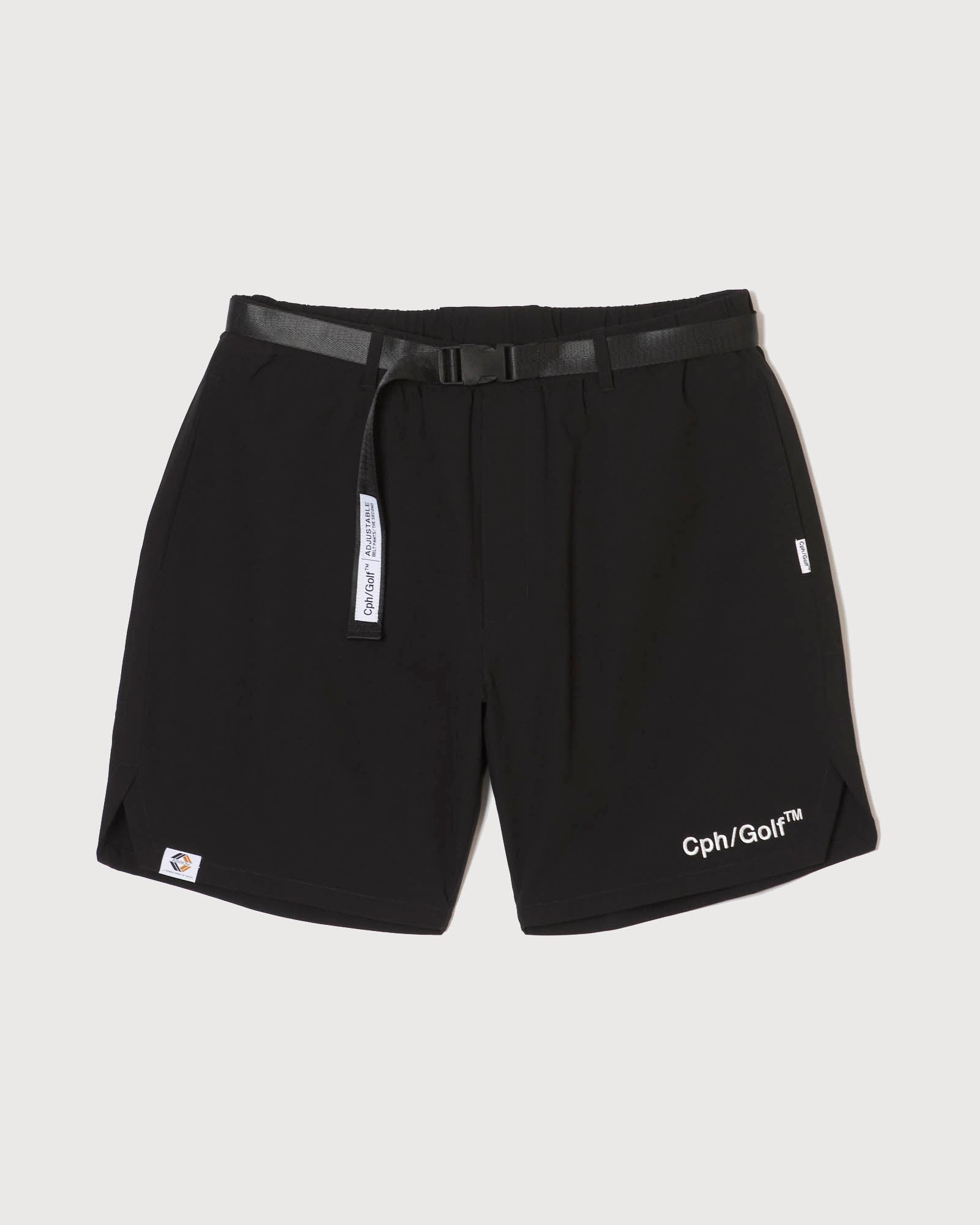 AS2OV×Cph/Golf #ADJUSTABLE SHORTS クロ AS2OV×Cph/Golf™ #ADJUSTABLE SHORTS - BLACK - – Cph/Golf™︎
