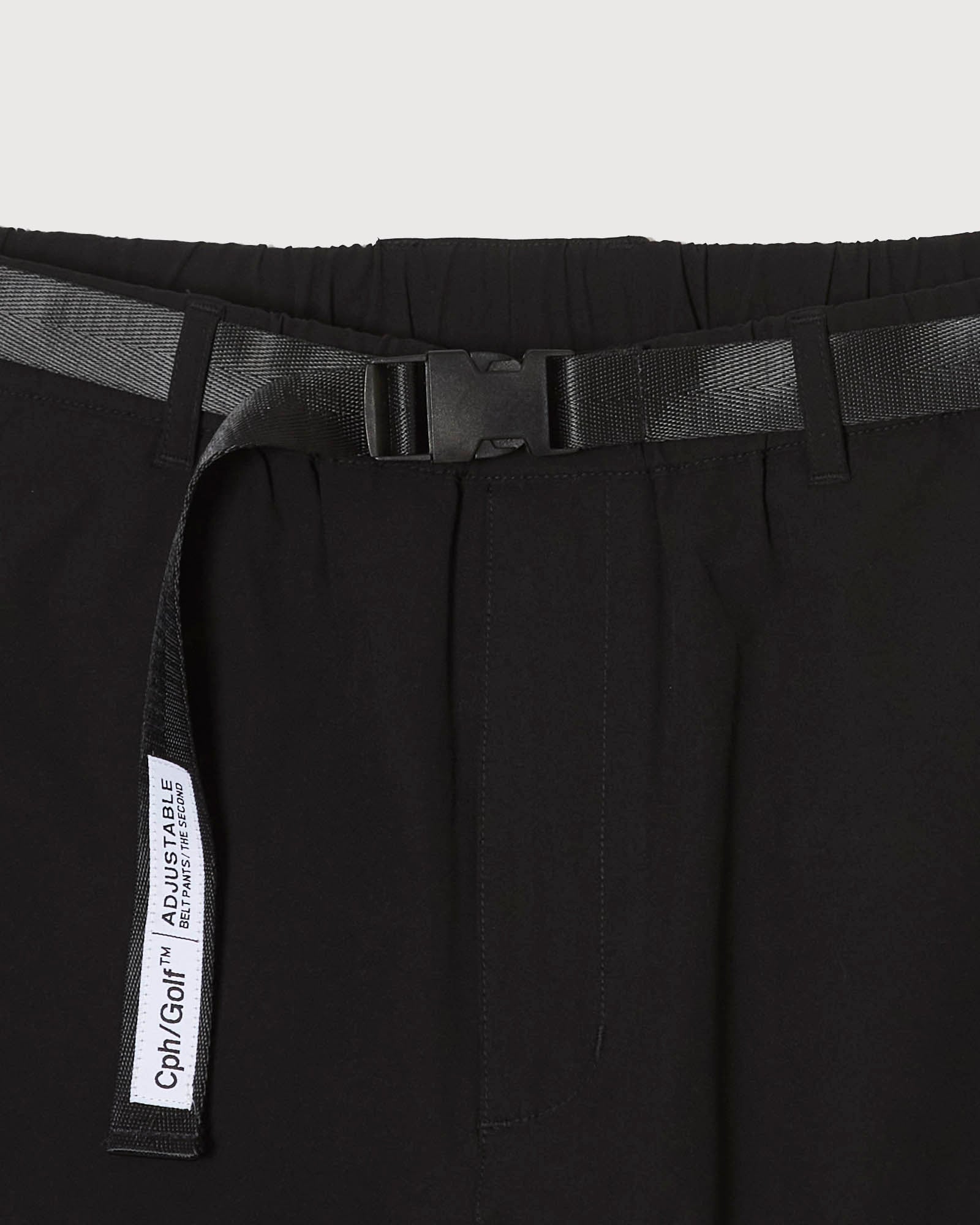 AS2OV×Cph/Golf™ #ADJUSTABLE SHORTS - BLACK - – Cph/Golf™︎