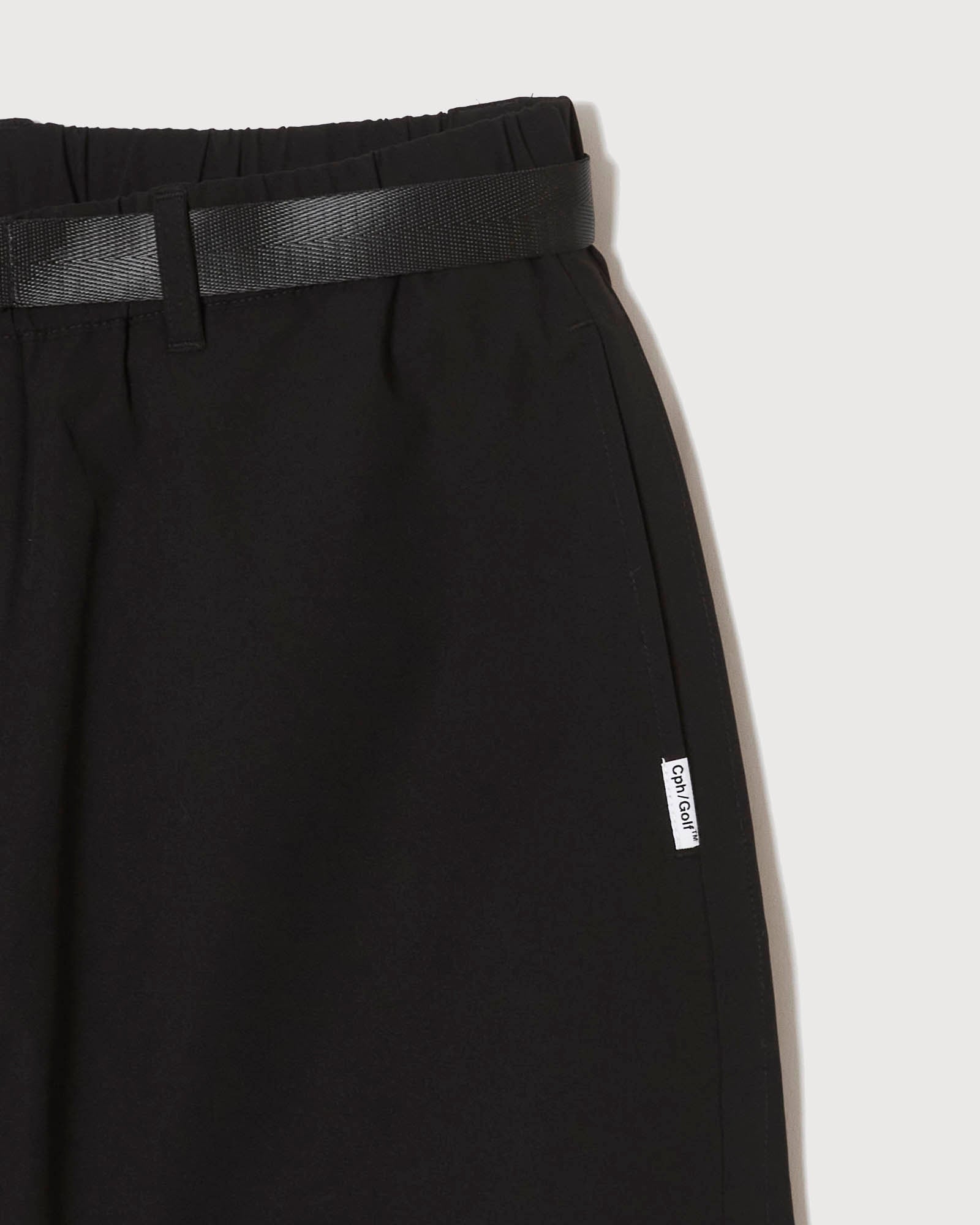 AS2OV×Cph/Golf™ #ADJUSTABLE SHORTS - BLACK - – Cph/Golf™︎