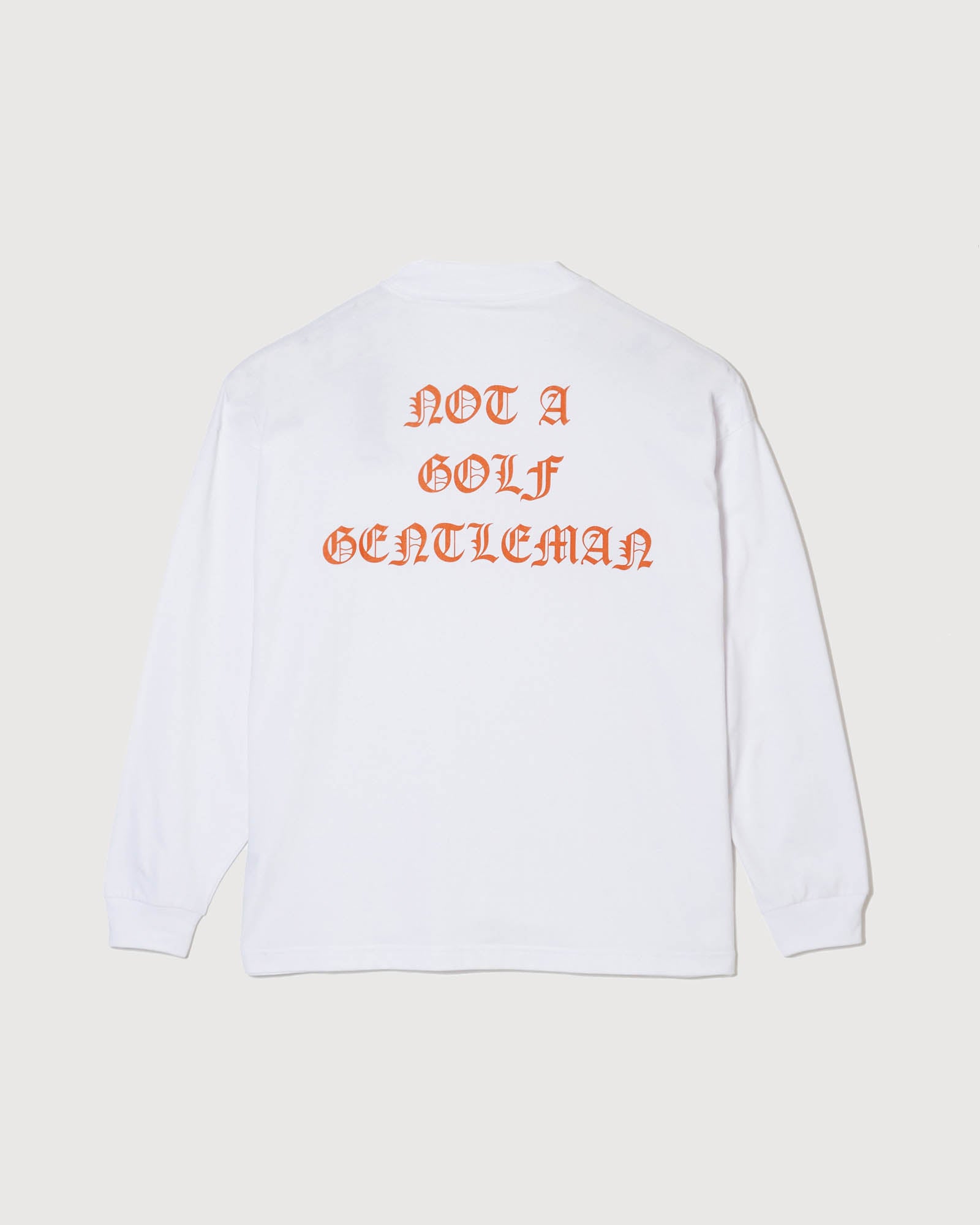 SHELTECH® × Cph/Golf™ #OLD ENGLISH LOGO L/S MOCK NECK TEE