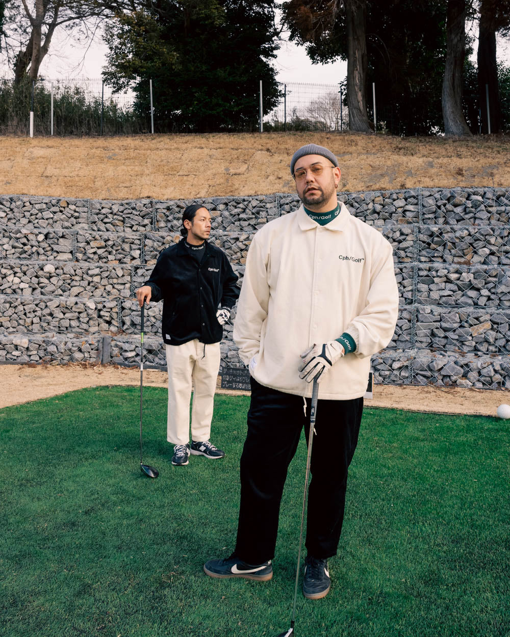 メンズウェア CPH GOLF GENTLEMAN CORDUROY COACH JACKET GENTLEMAN CORDUROY COACH JACKET - BLACK - – Cph/Golf™︎