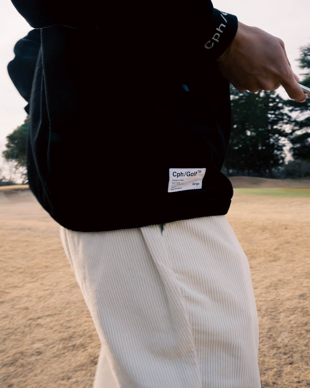ADJUSTABLE CORDUROY PANTS - CREAM - – Cph/Golf™︎