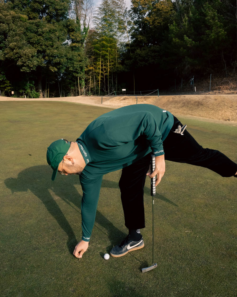 ADJUSTABLE CORDUROY PANTS - BLACK - – Cph/Golf™︎