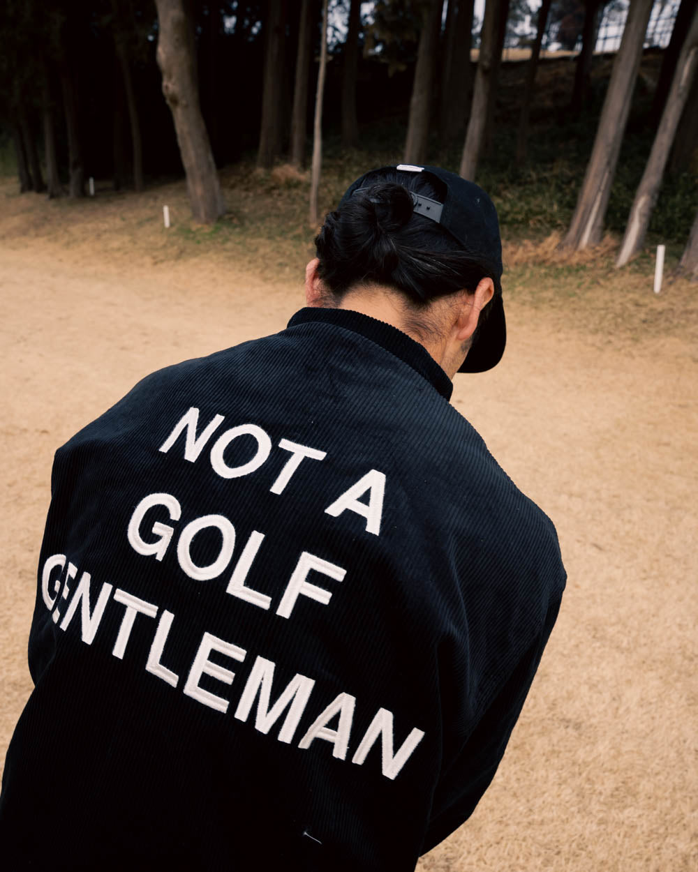 メンズウェア CPH GOLF GENTLEMAN CORDUROY COACH JACKET GENTLEMAN CORDUROY COACH JACKET - BLACK - – Cph/Golf™︎