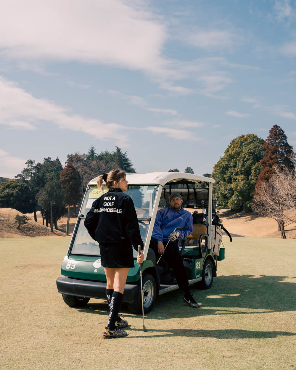 WOMEN] #MADEMOISELLE CORDUROY COACH JACKET - PURPLE - – Cph/Golf™︎