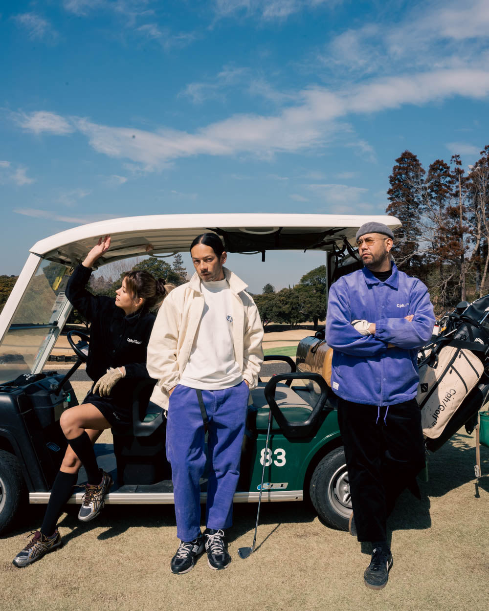 ADJUSTABLE CORDUROY PANTS - BLACK - – Cph/Golf™︎