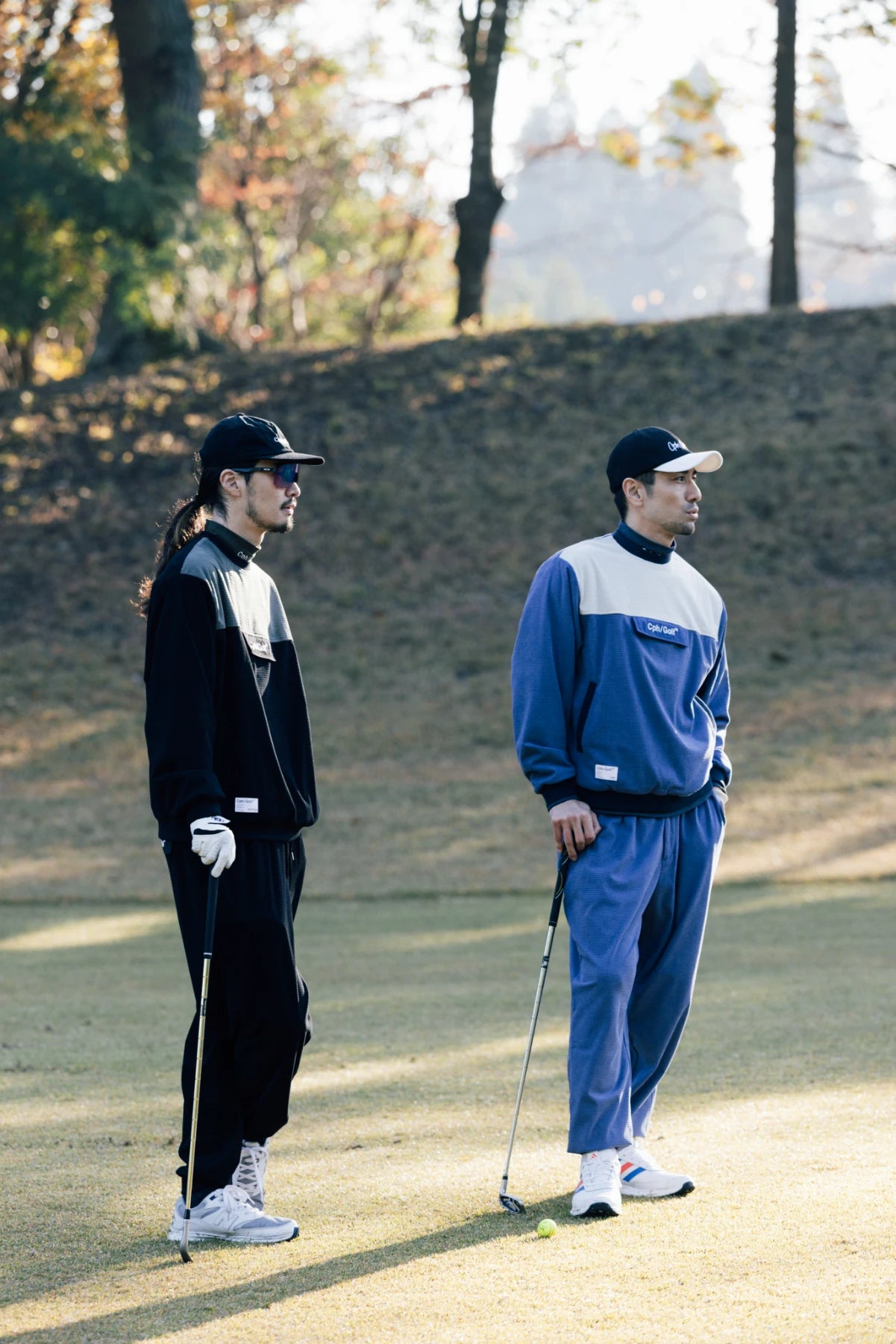 WAFFLE CORDUROY TRACK PULLOVER BLACK – Cph/Golf™︎