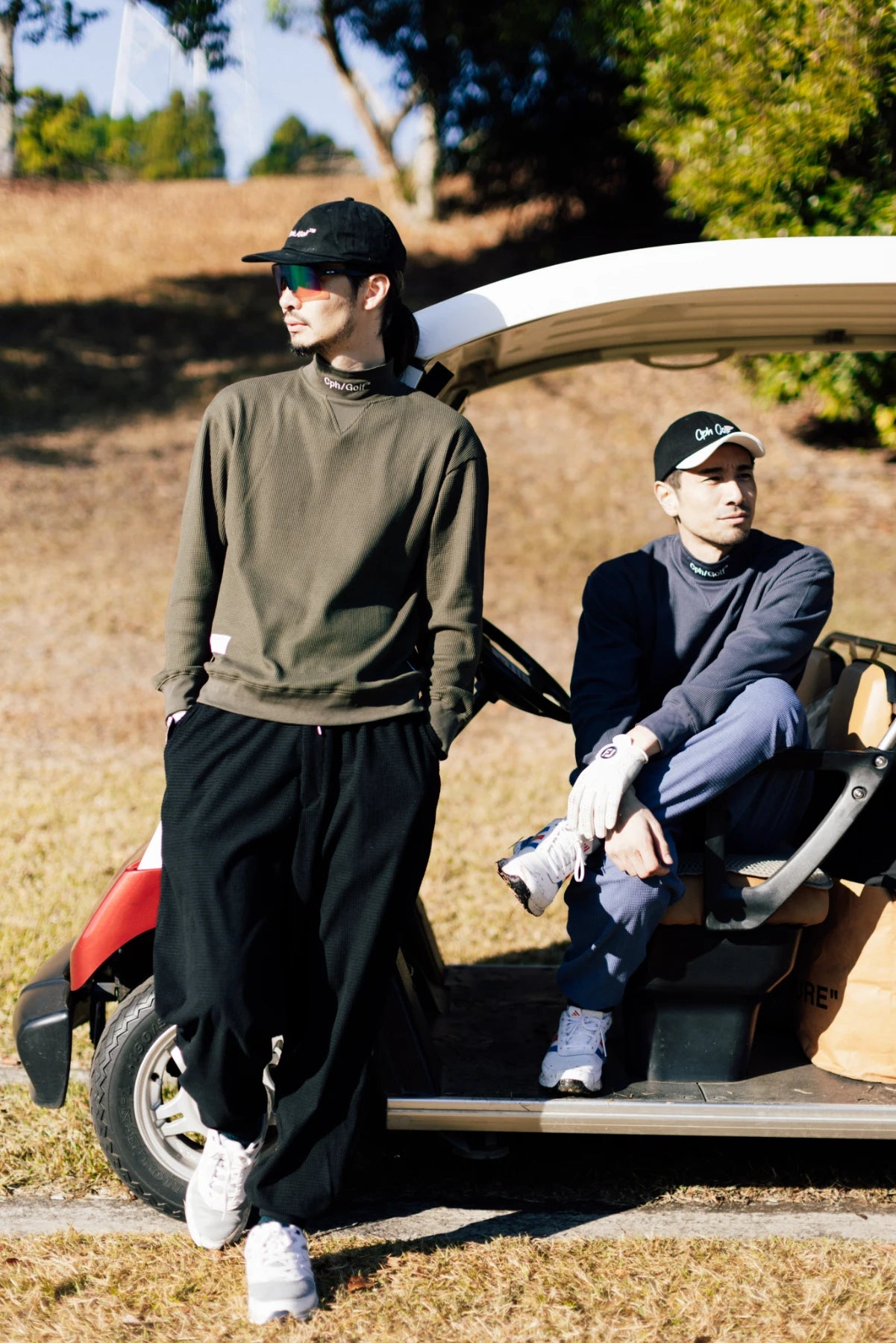 THERMAL LS MOCK NECK TEE NAVY – Cph/Golf™︎