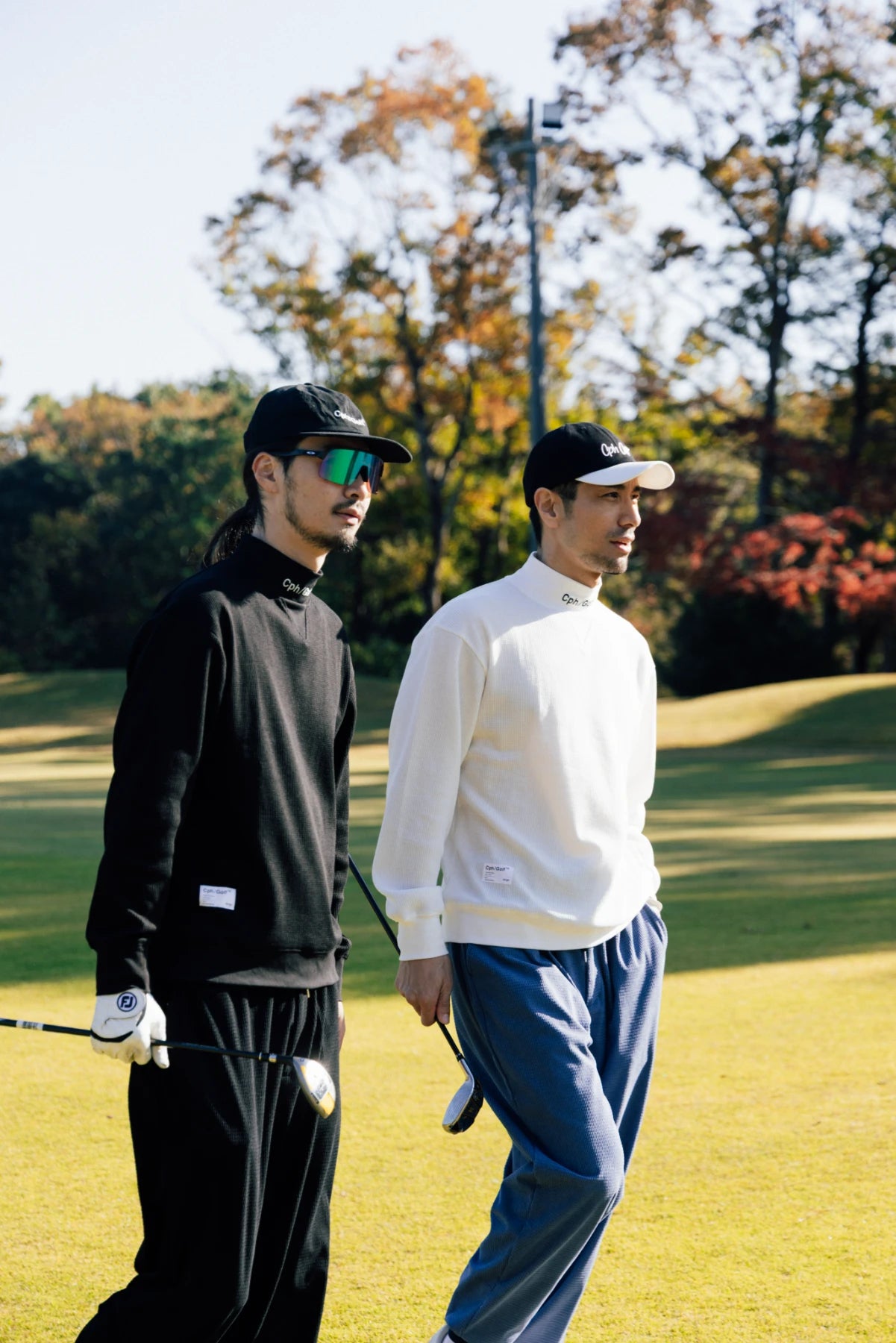 THERMAL LS MOCK NECK TEE BLACK – Cph/Golf™︎