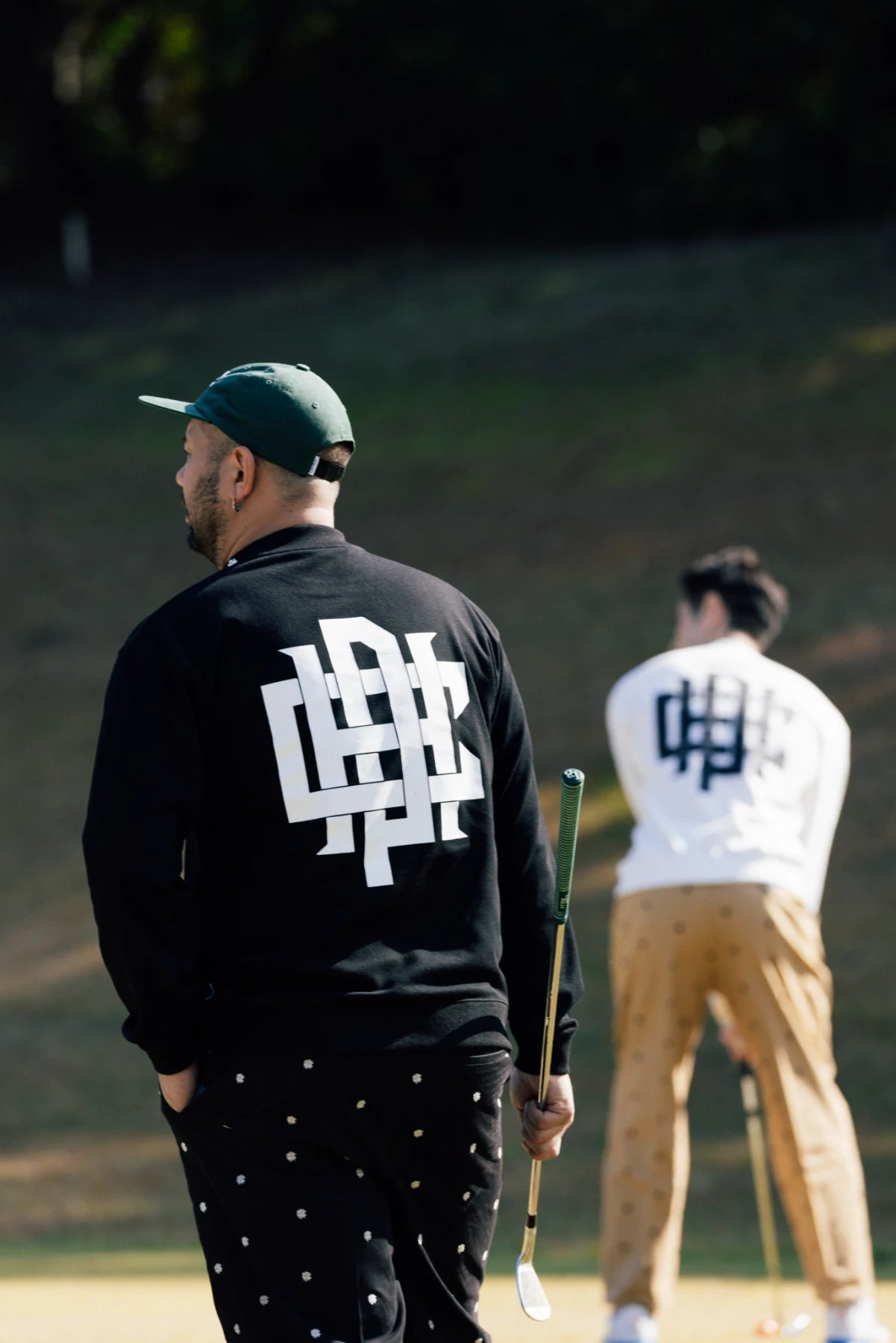 OVERLAP LOGO LS MOCK NECK TEE BLACK – Cph/Golf™︎