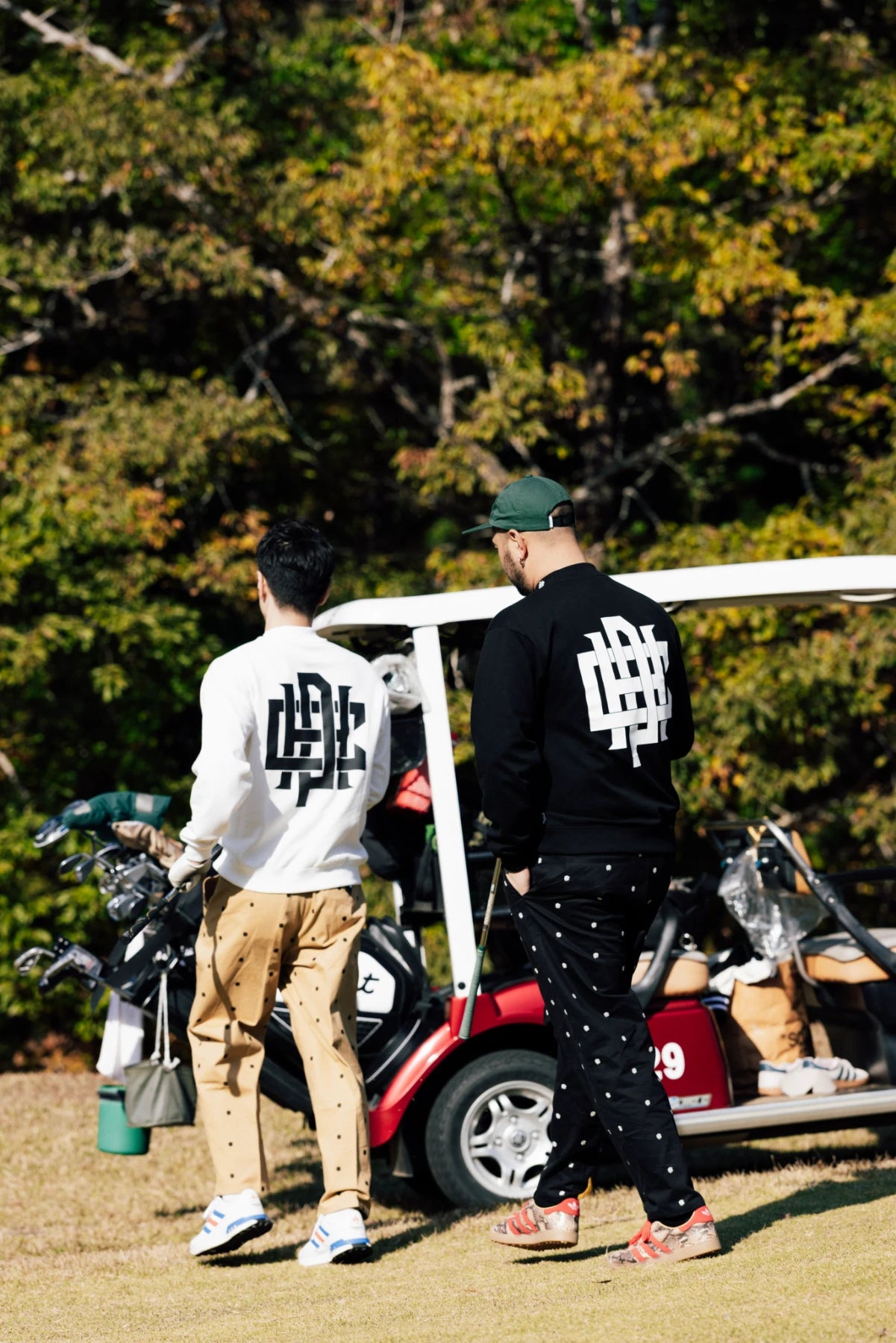 OVERLAP LOGO LS MOCK NECK TEE WHITE – Cph/Golf™︎