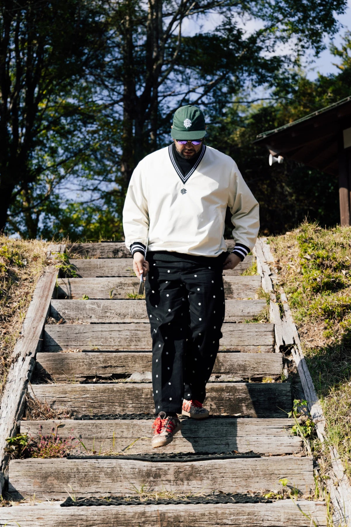 OVERLAP LOGO V NECK PISTE OFF WHITE – Cph/Golf™︎