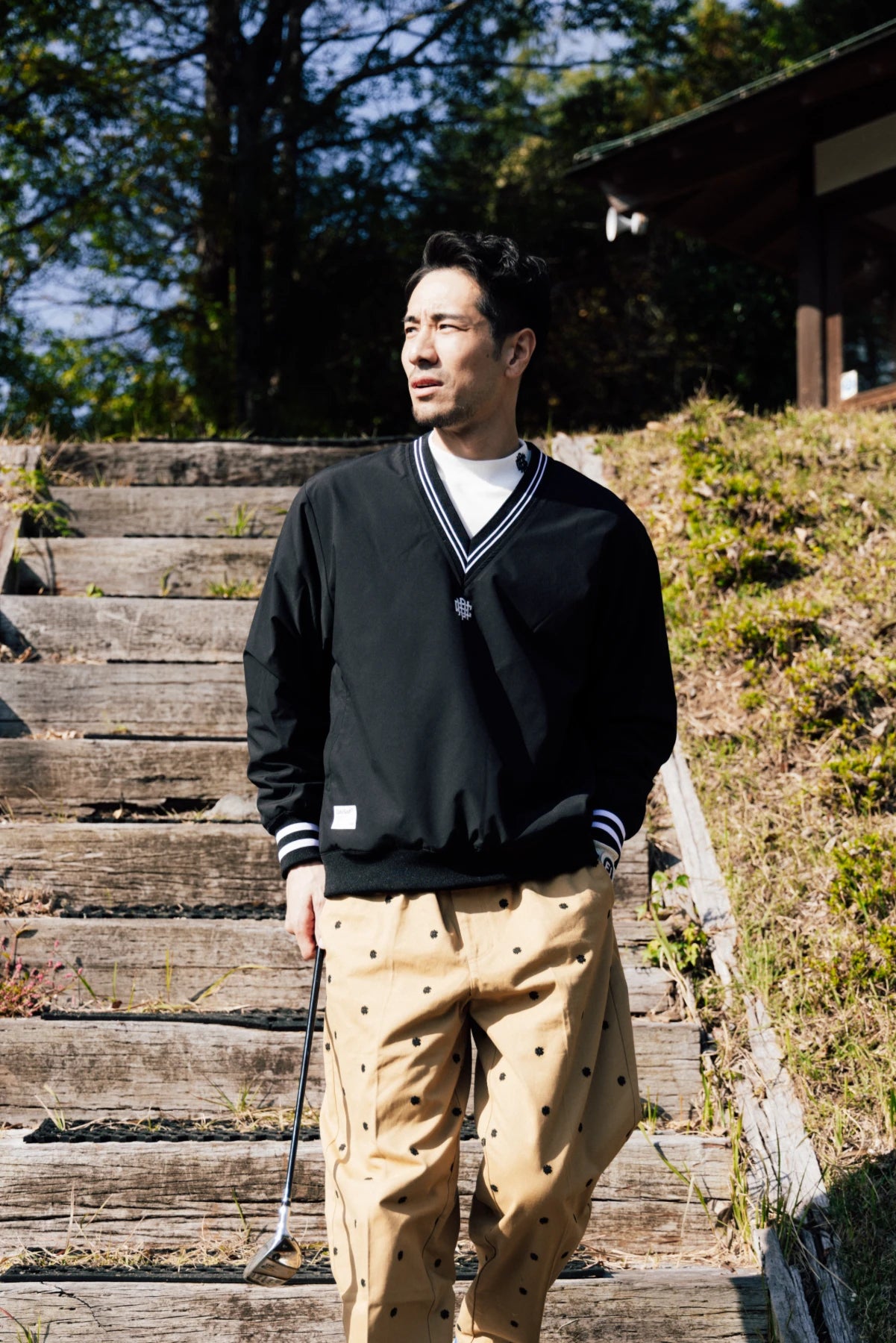 Cph/Golf™ ベージュパンツ 調整可能ベルト付き Cph/Golf™ ベージュパンツ 調整可能ベルト付き