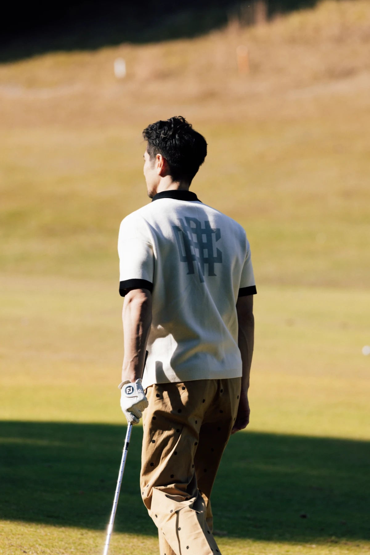 OVERLAP LOGO KNIT POLO WHITE – Cph/Golf™︎