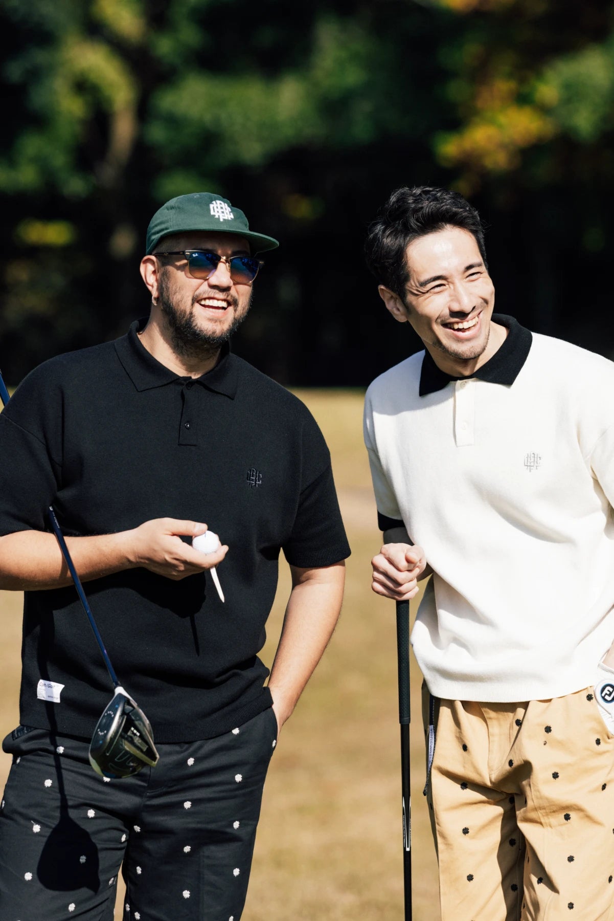 OVERLAP LOGO KNIT POLO WHITE – Cph/Golf™︎