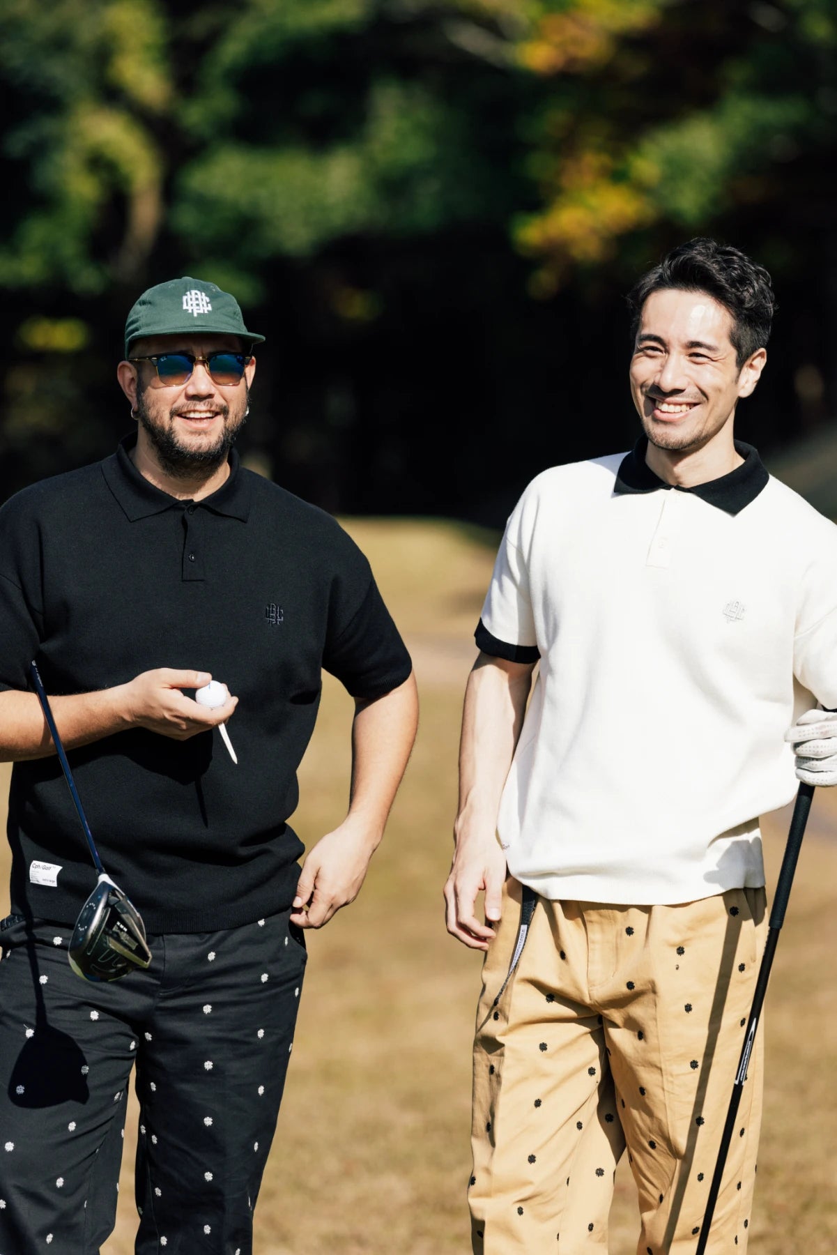 OVERLAP LOGO ADJUSTABLE CHINO BLACK – Cph/Golf™︎