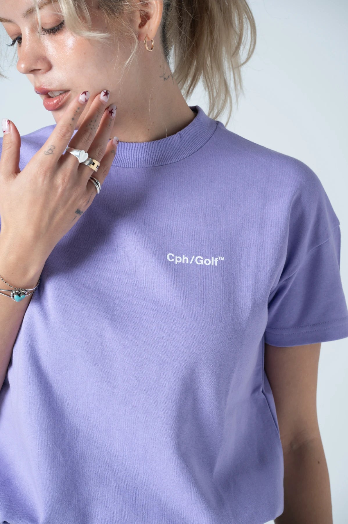MADEMOISELLE HALF MOCK NECK TEE – Cph/Golf™︎