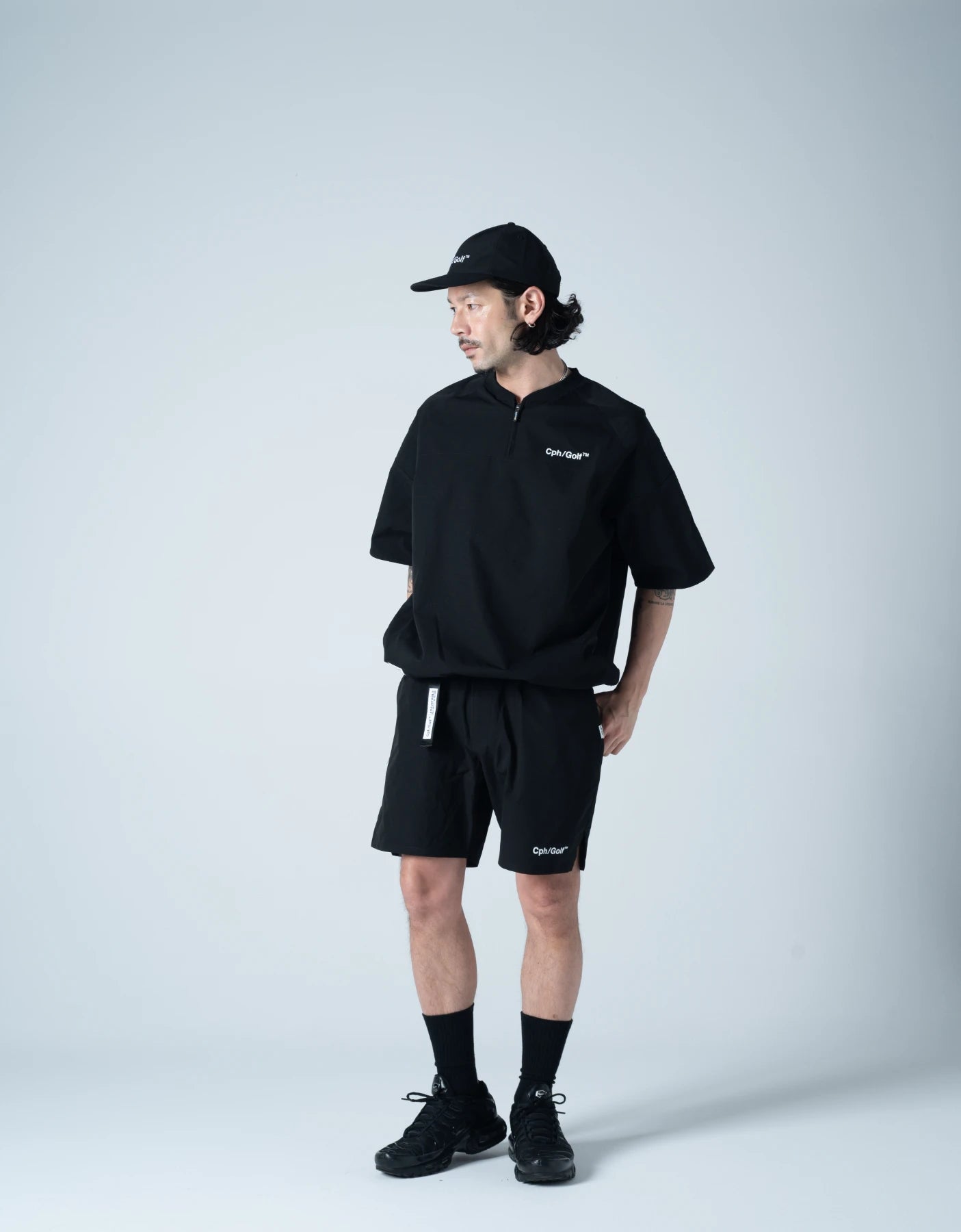 メンズウェア CPH/GOLF SIDE SLIT ADJUSTABLE SHORTS BLK 再入荷のおすすめ最新情報 ADJUSTABLE SLIT SIDE M BLACK SHORTS
